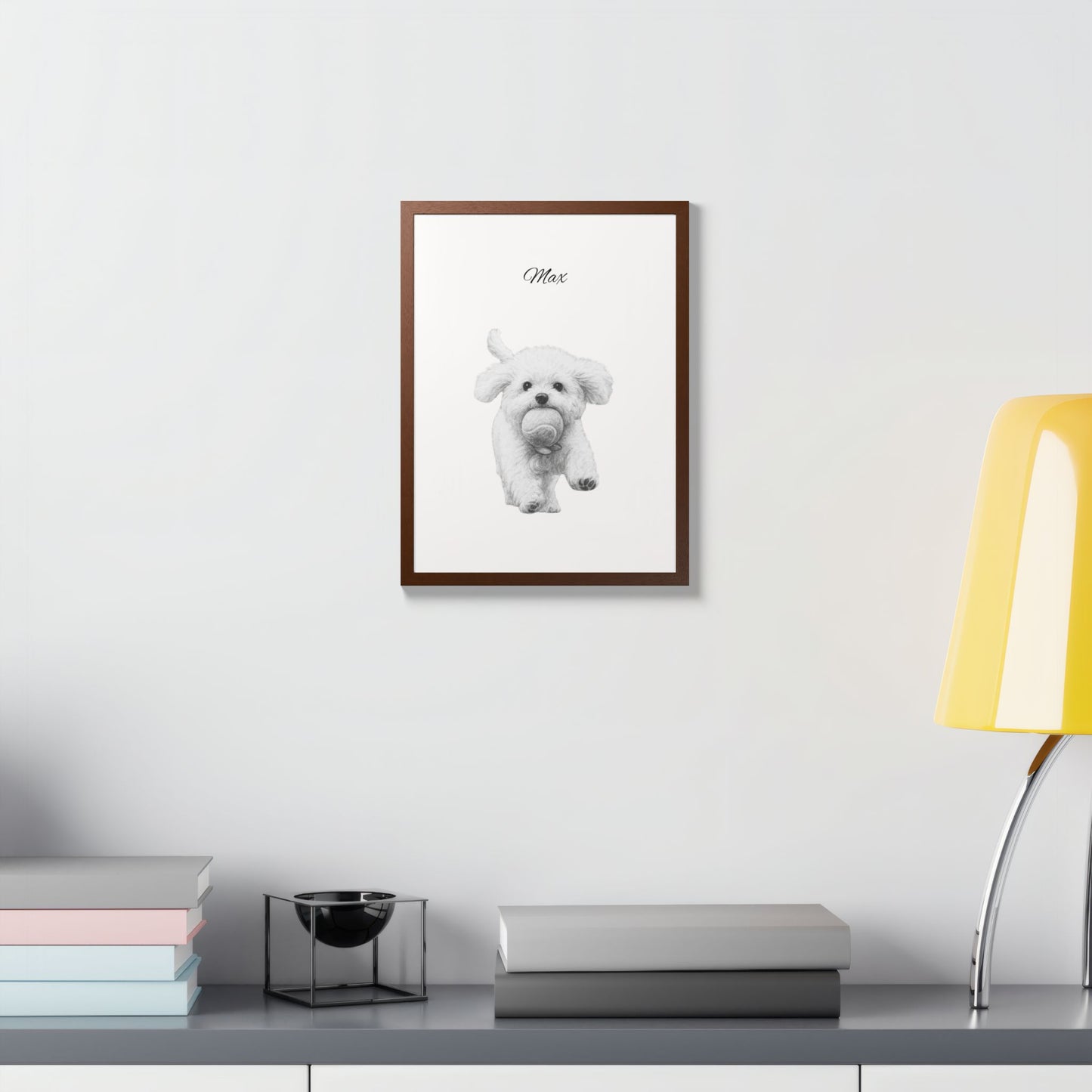 Personalized Pet Photo Framed Poster