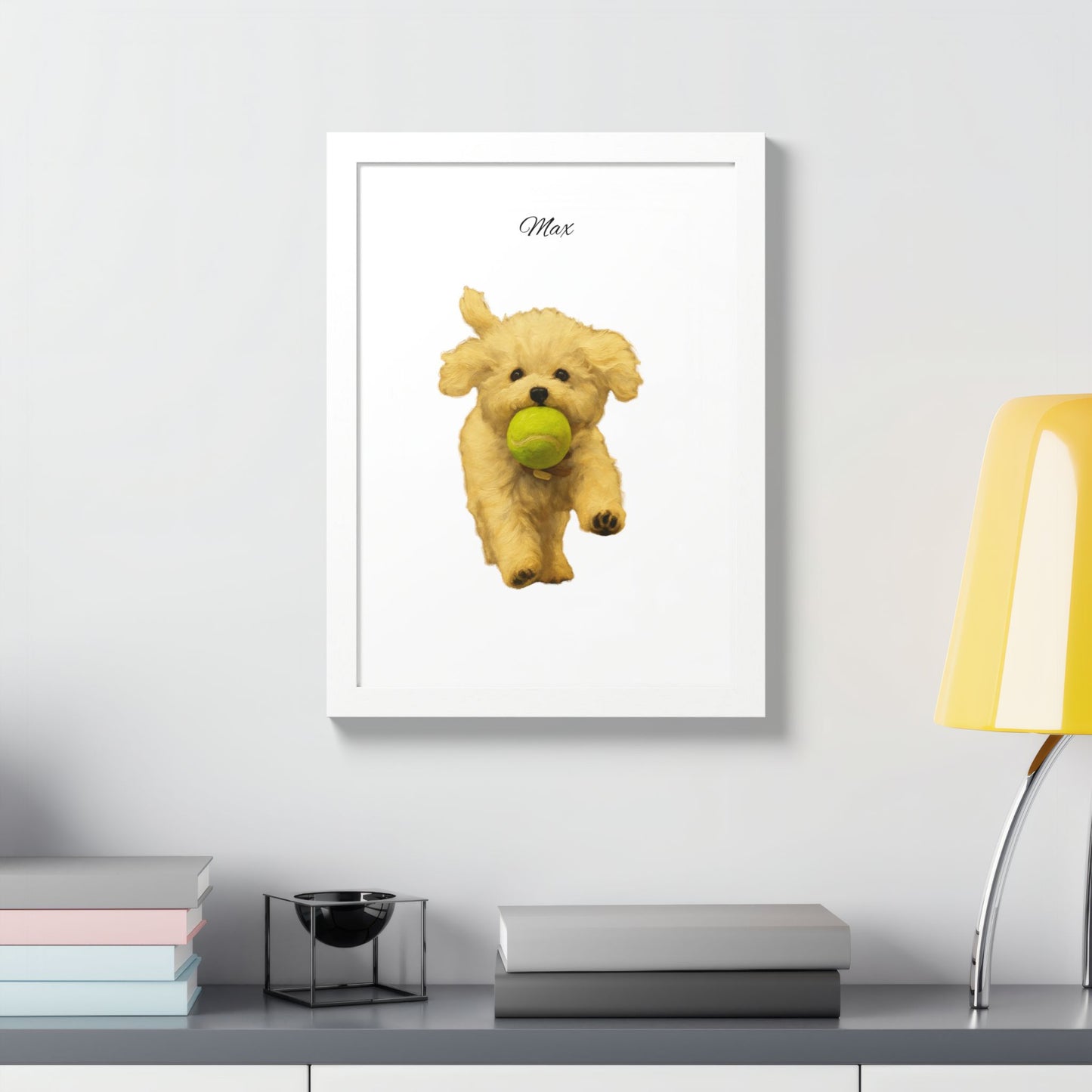Personalized Pet Framed Poster Unique Wall Art