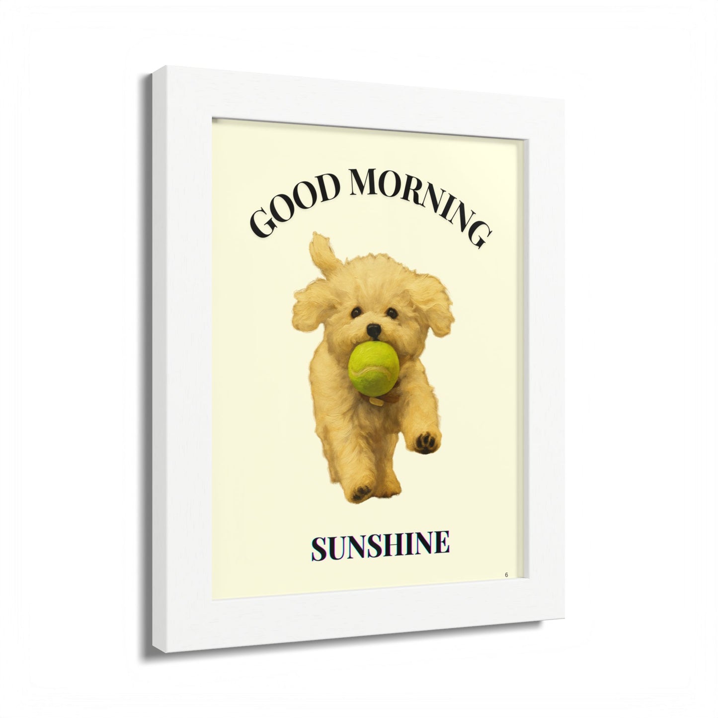 Framed Pet Poster Good Morning Sunshine Customized