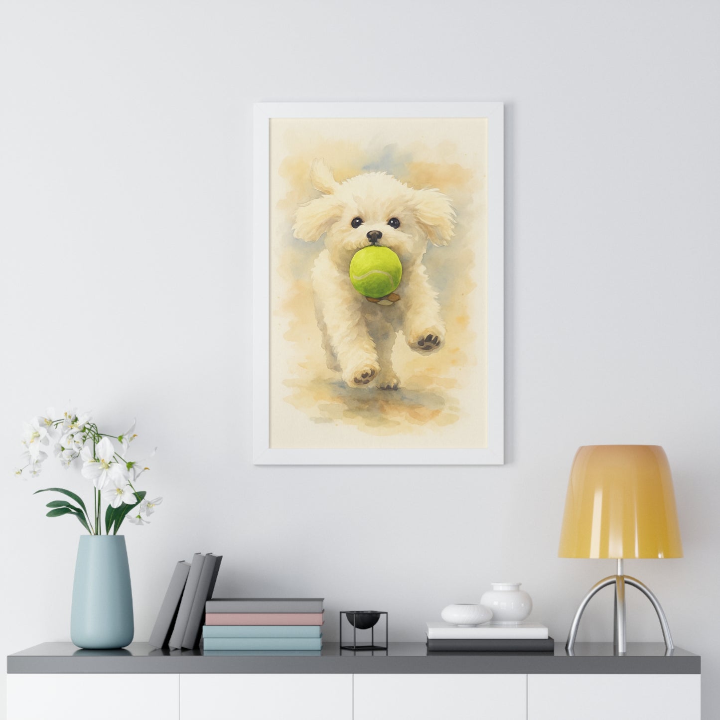 Framed Pet WaterColor Poster