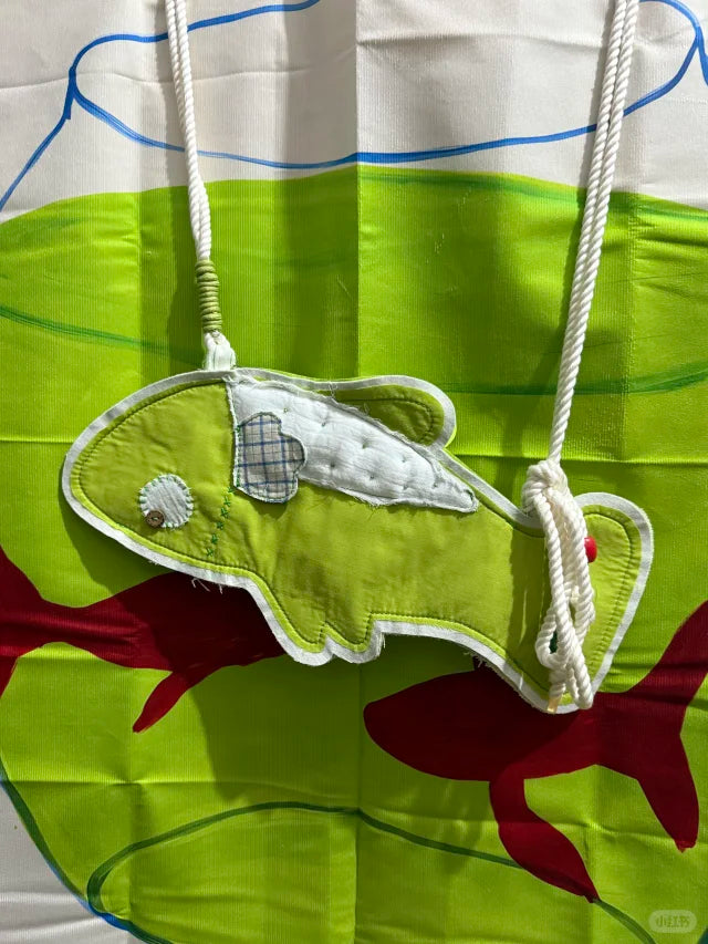 Green Fish Bag