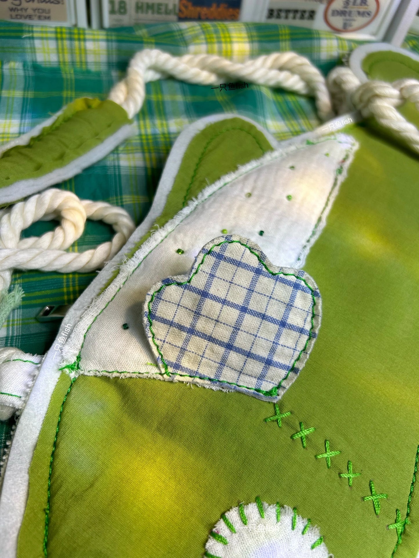 Green Fish Bag