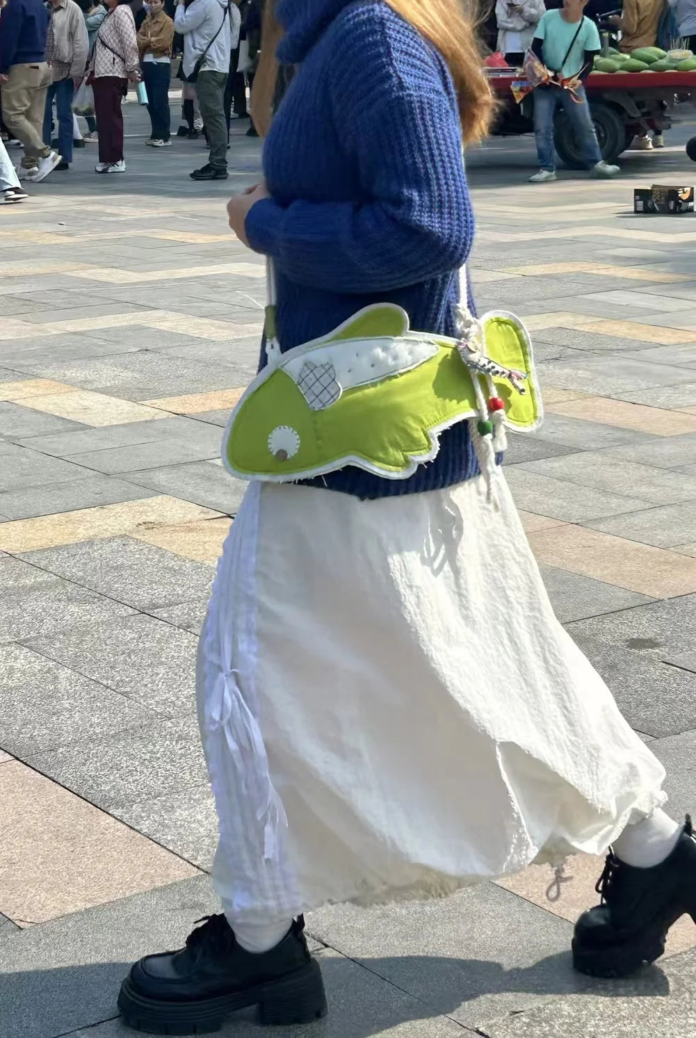 Green Fish Bag