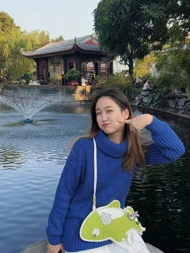 Green Fish Bag