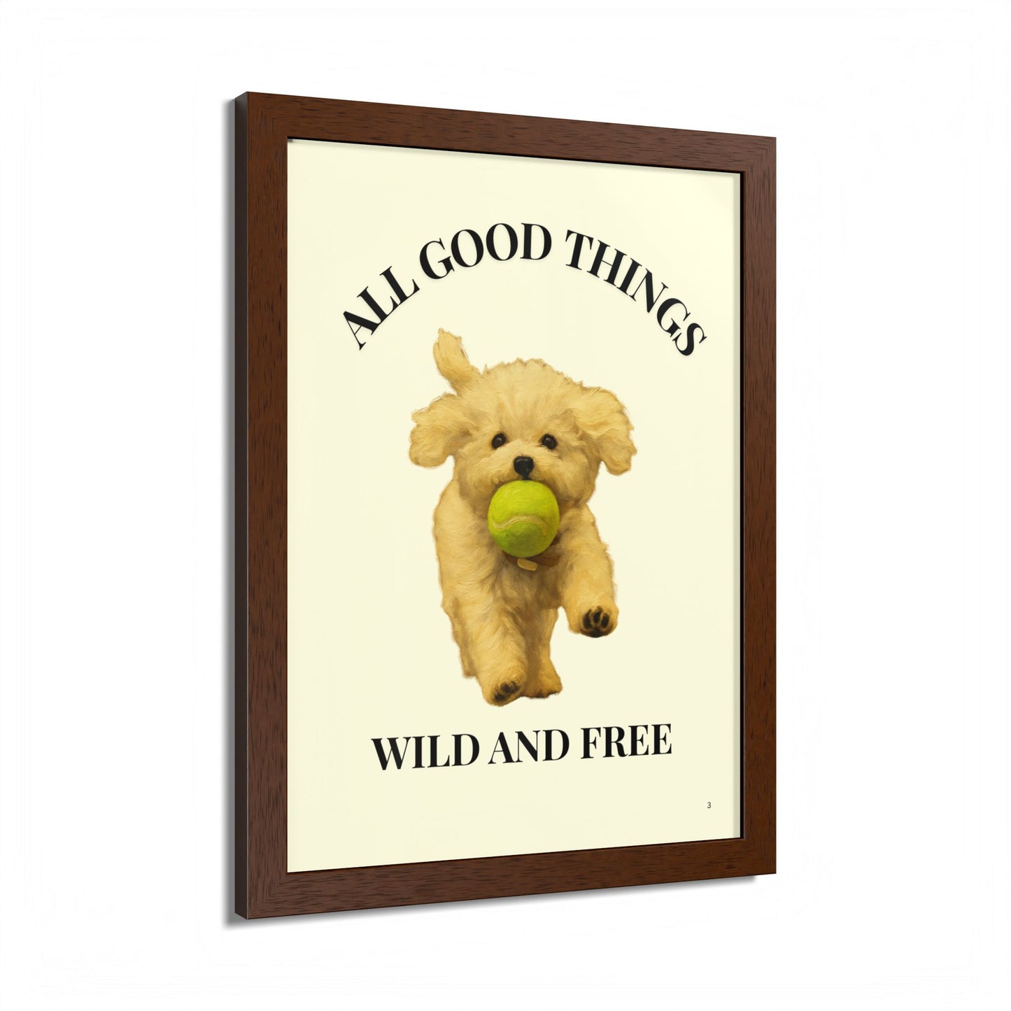 All Good Things Wild and Free Framed Pet Art Print Cutomized