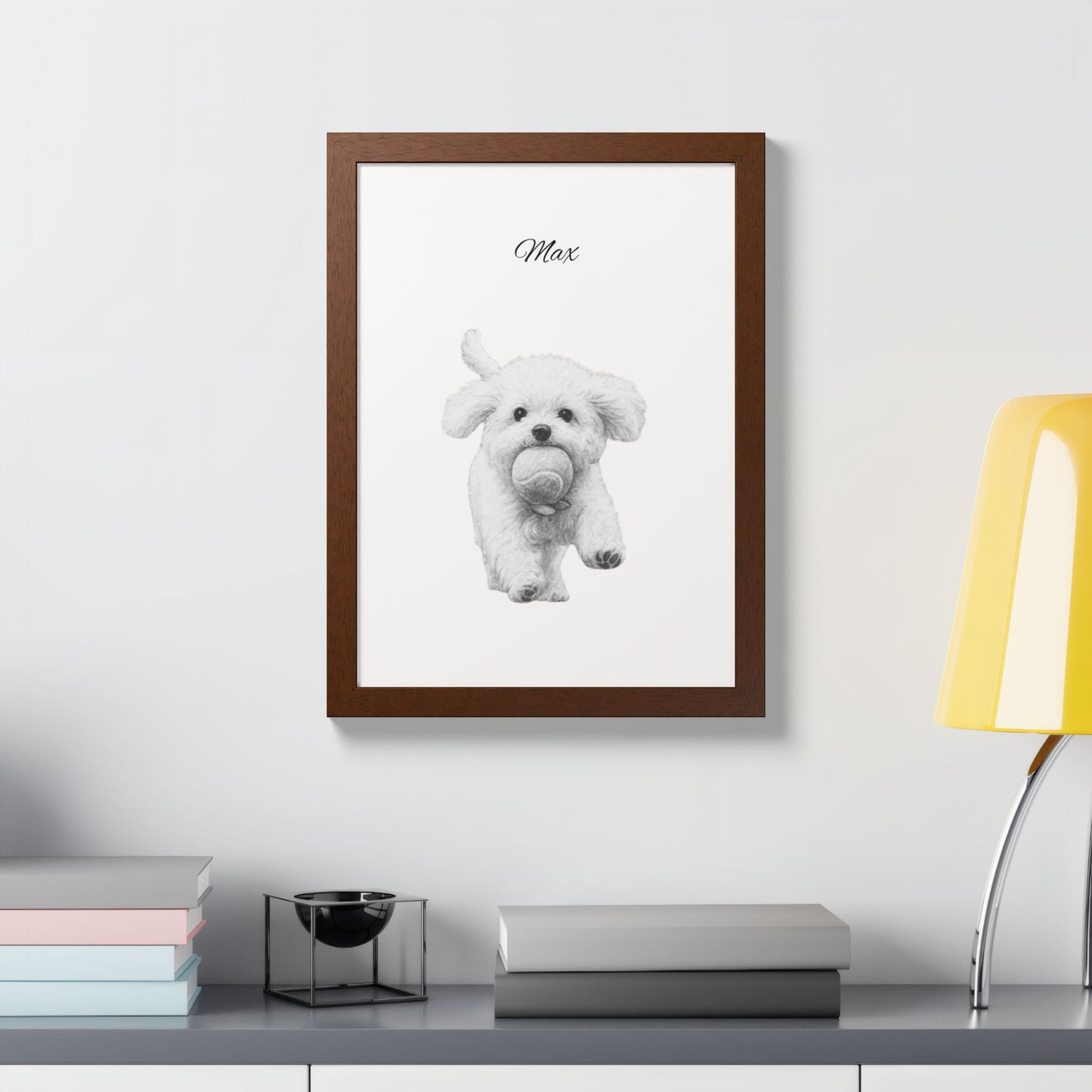 Personalized Pet Photo Framed Poster