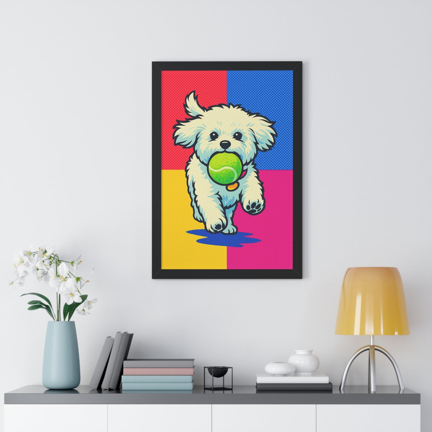 Pet Pop Art Framed Poster