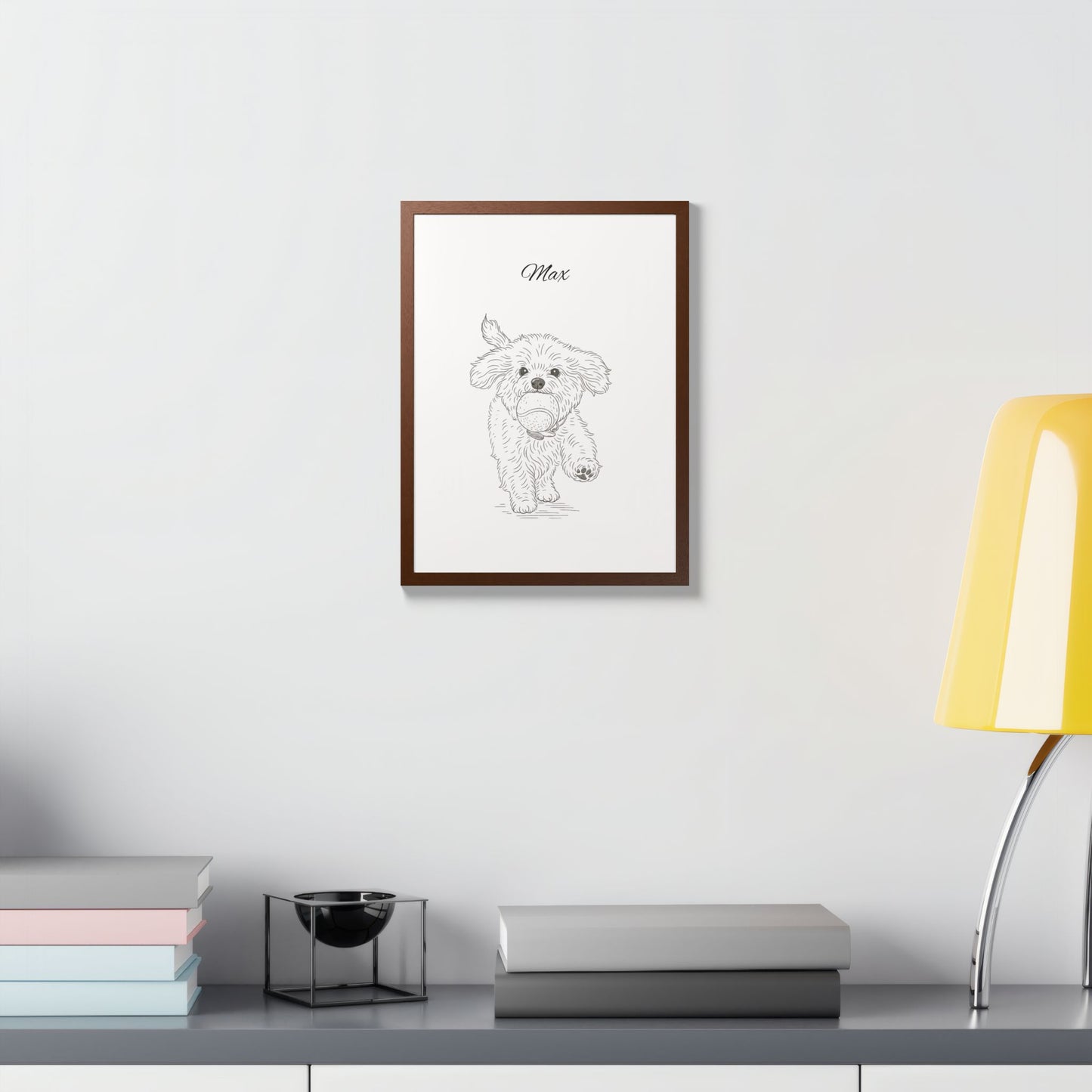 Personalized Poster Custom Pet Pencil Sketch Art
