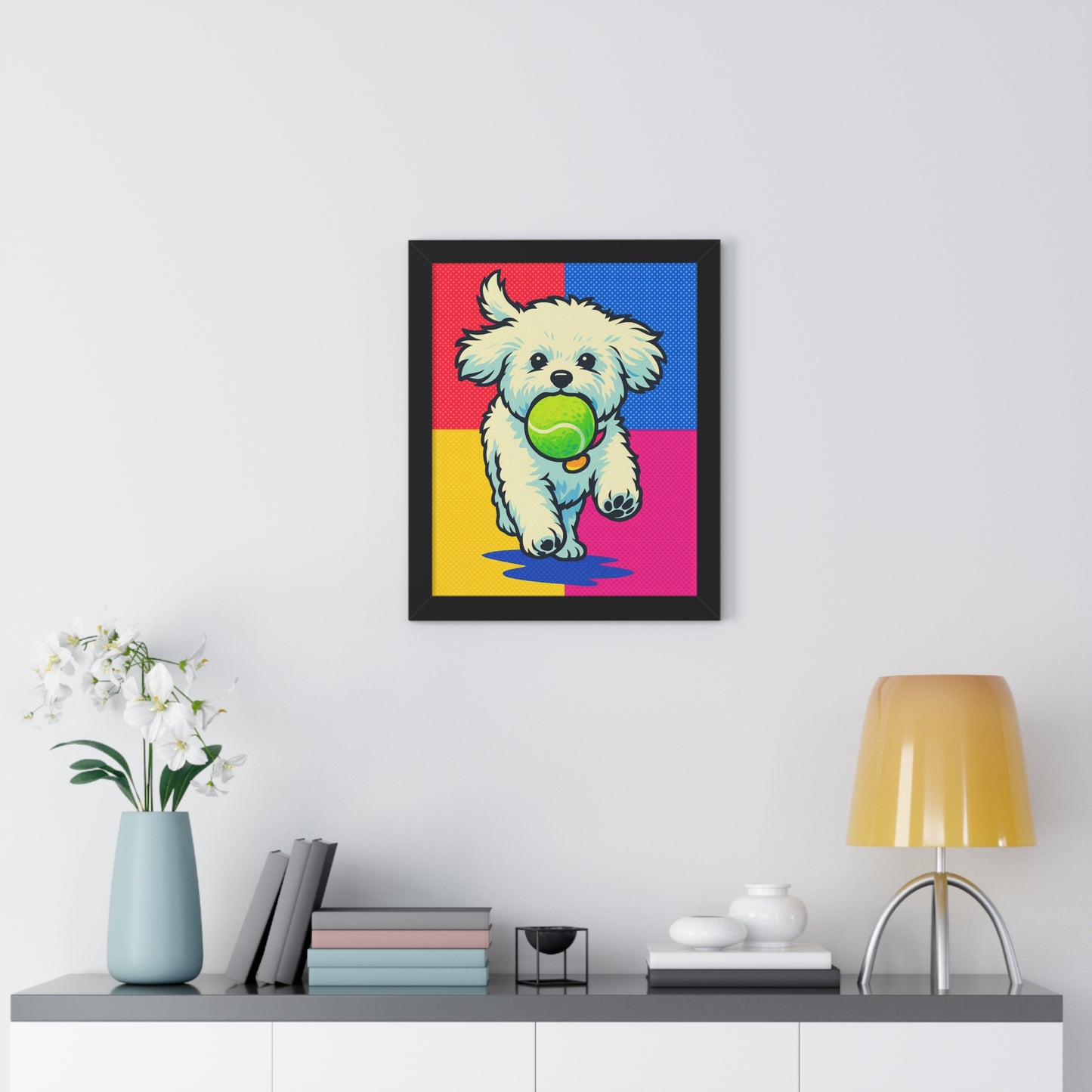 Pet Pop Art Framed Poster