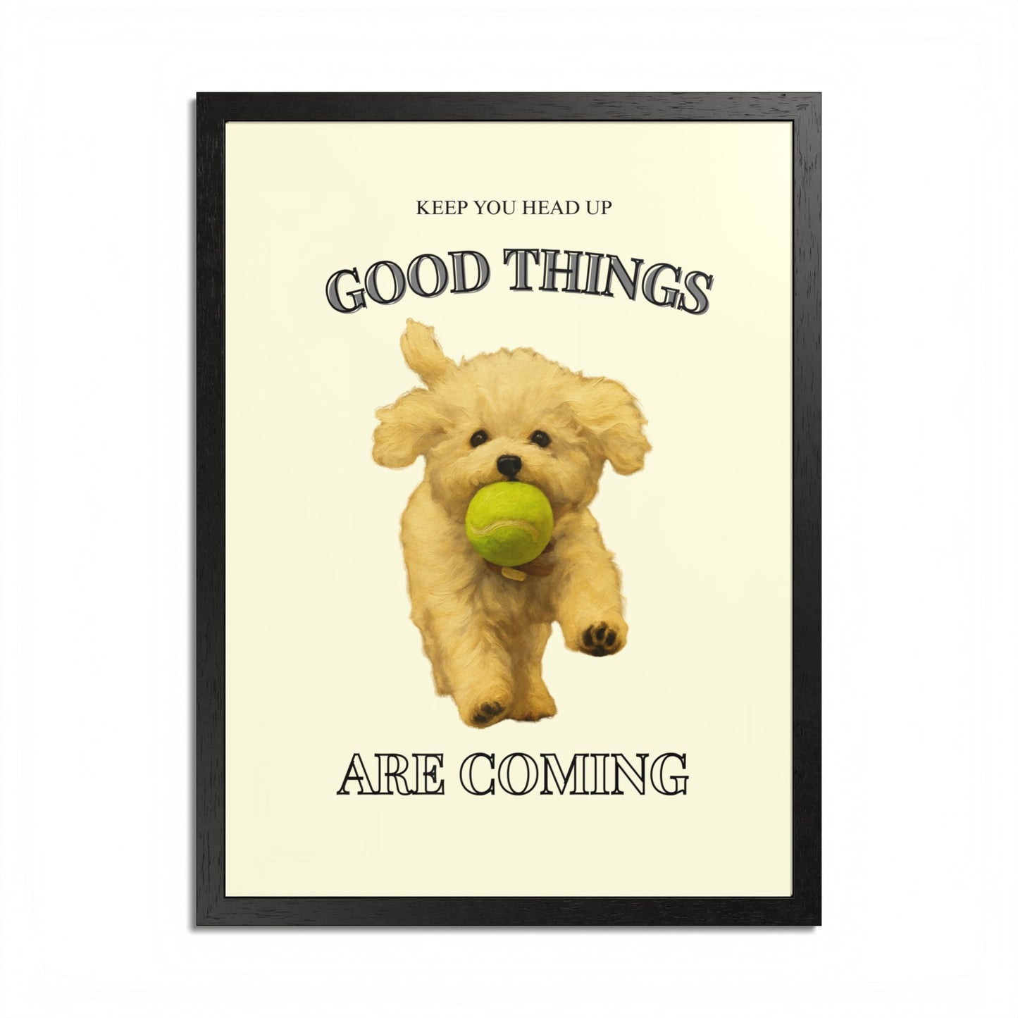 Good Things Are Coming Positive Vibes Framed Poster