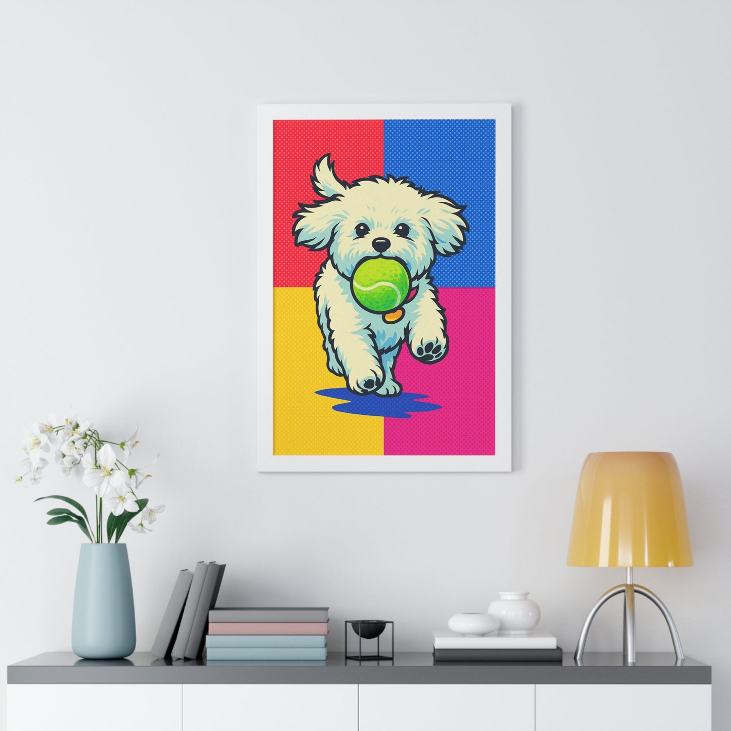 Pet Pop Art Framed Poster