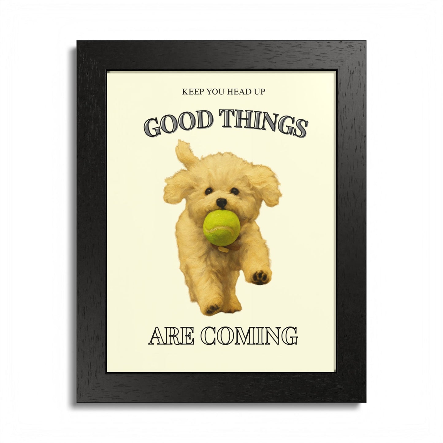 Good Things Are Coming Positive Vibes Framed Poster