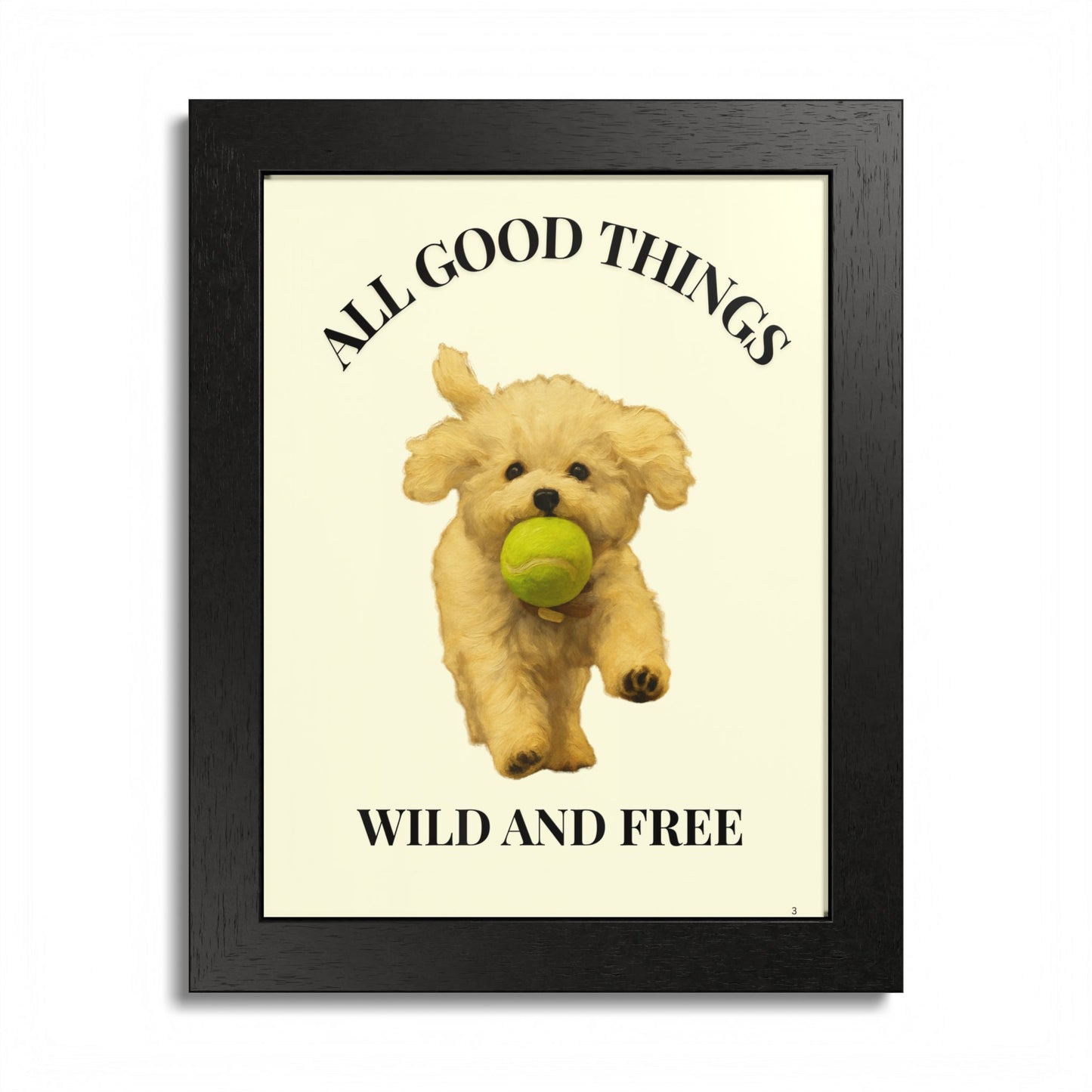 All Good Things Wild and Free Framed Pet Art Print Cutomized