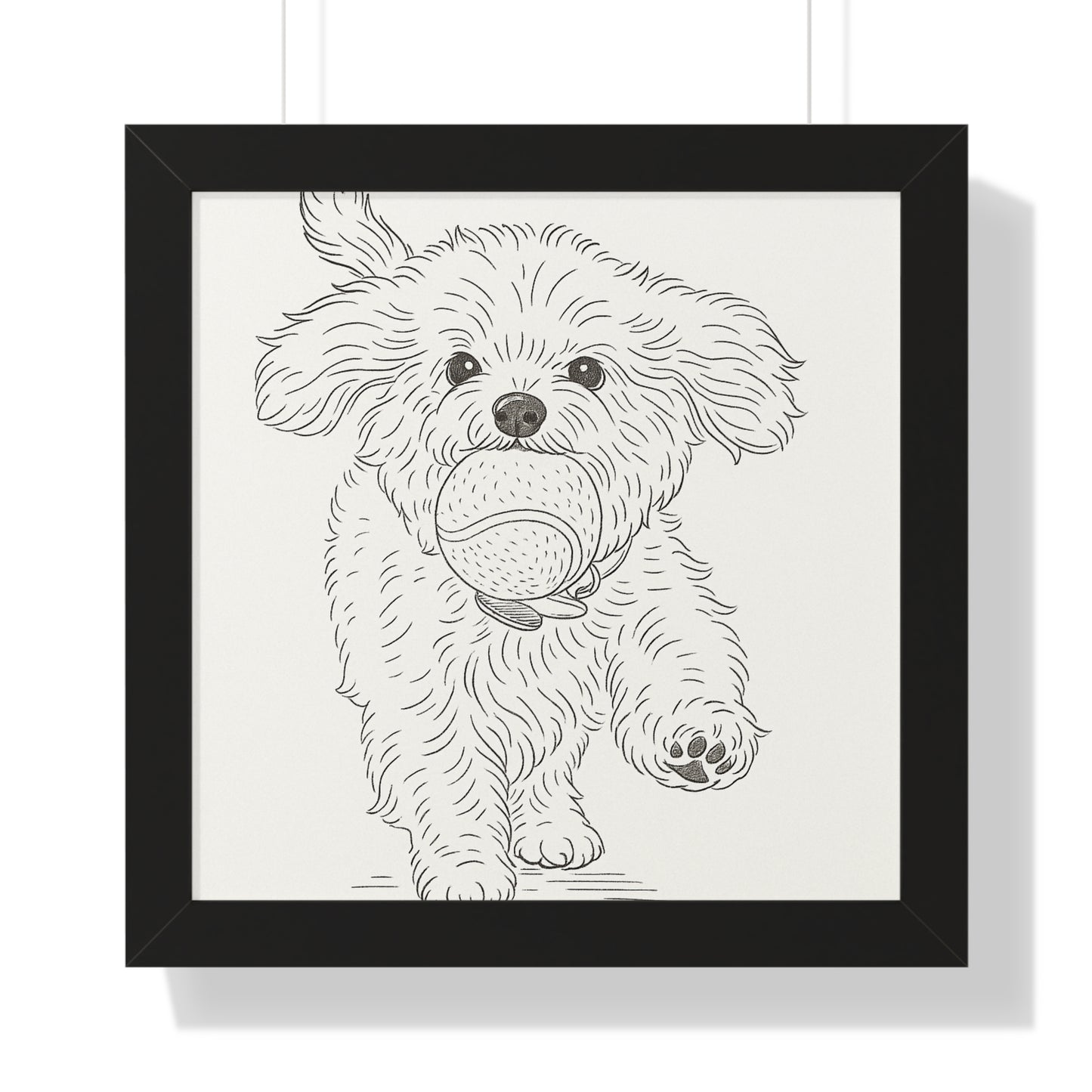 Pet Simple Art Poster Framed