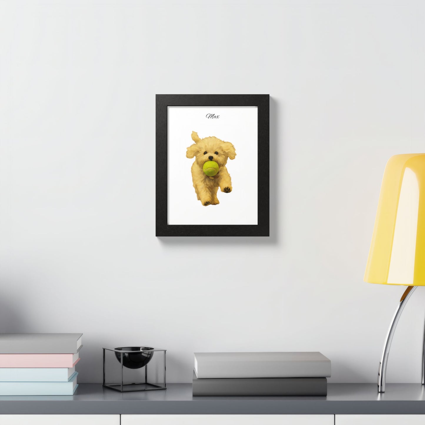 Personalized Pet Framed Poster Unique Wall Art
