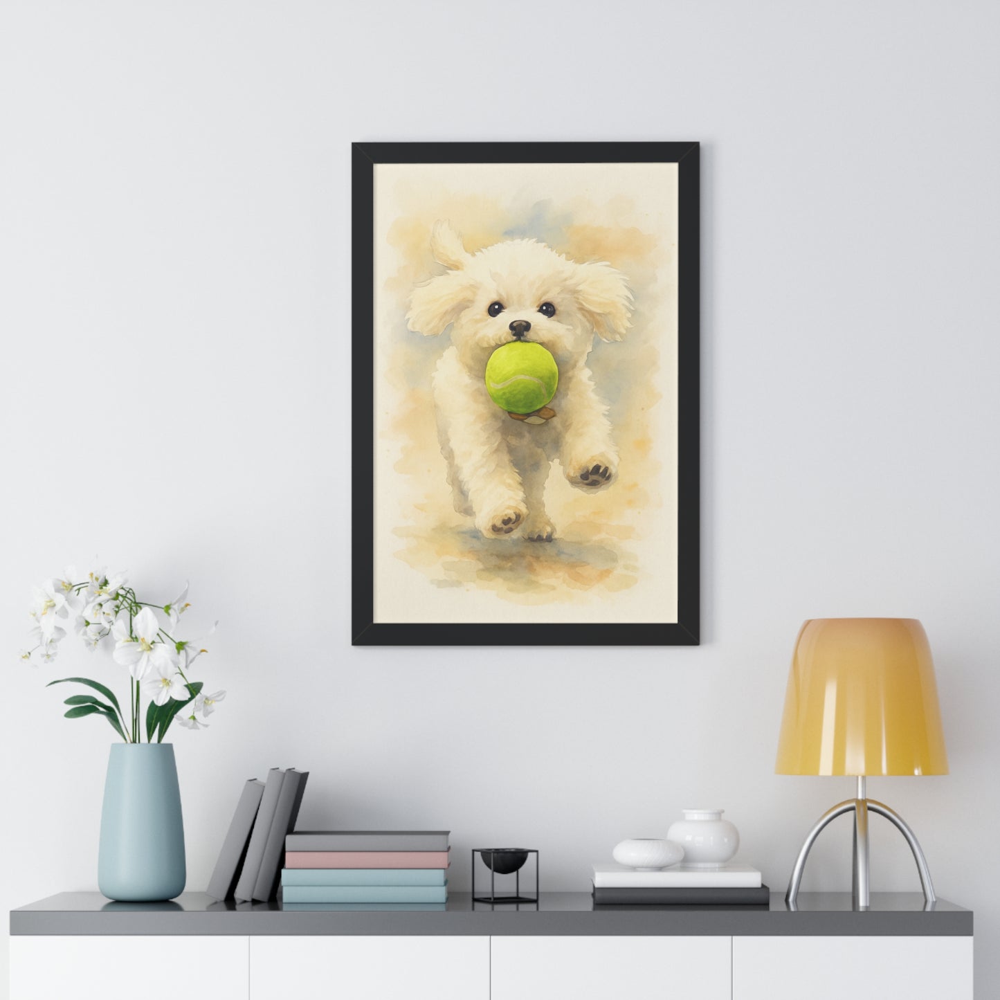 Framed Pet WaterColor Poster