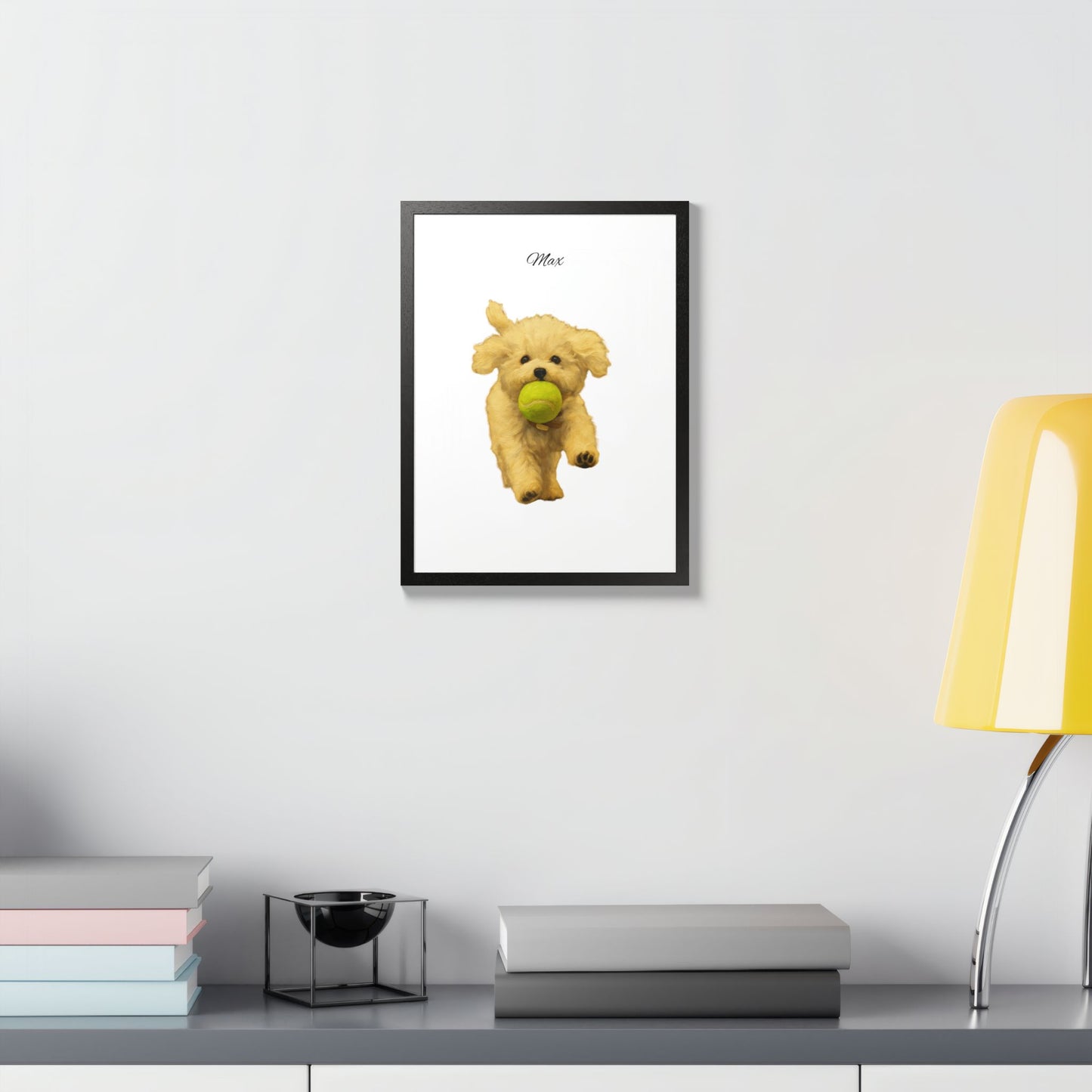 Personalized Pet Framed Poster Unique Wall Art