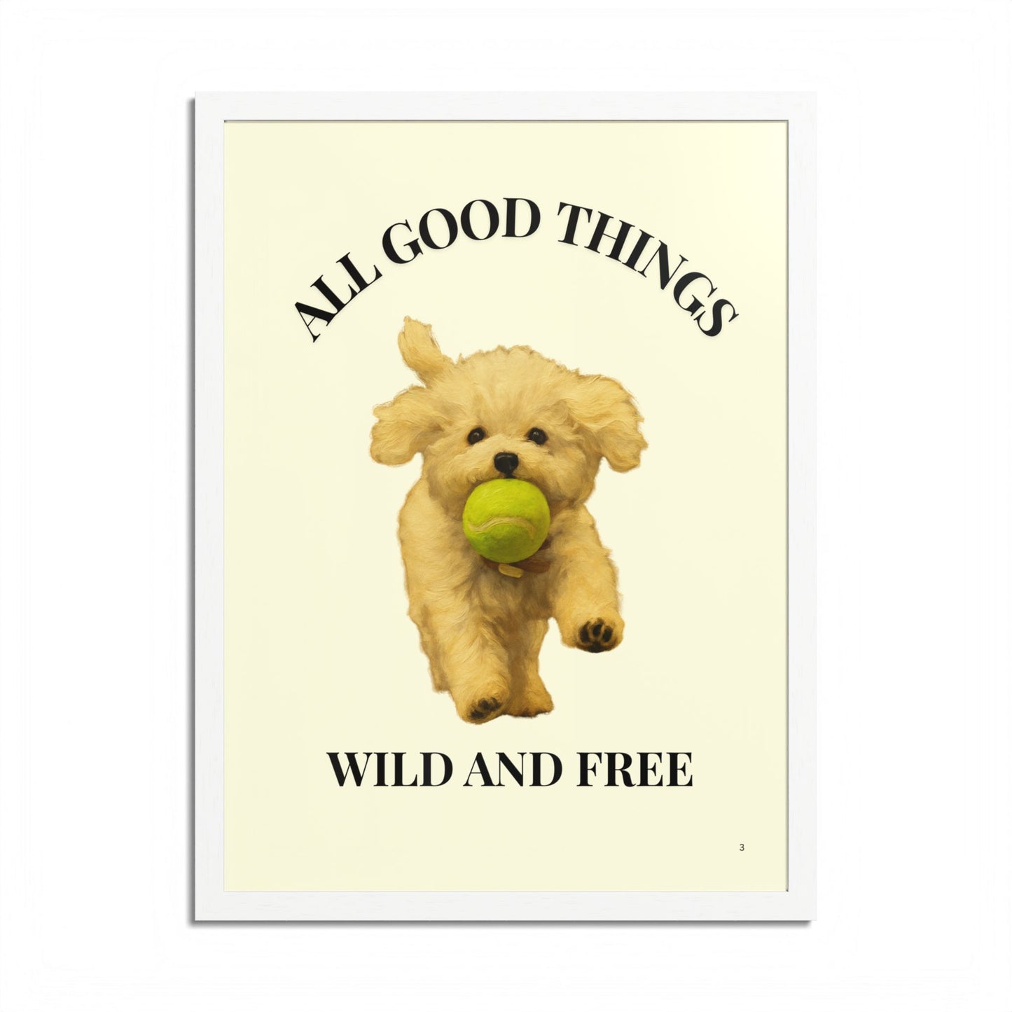 All Good Things Wild and Free Framed Pet Art Print Cutomized