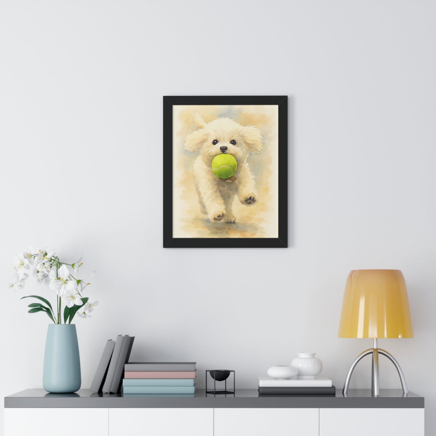 Framed Pet WaterColor Poster
