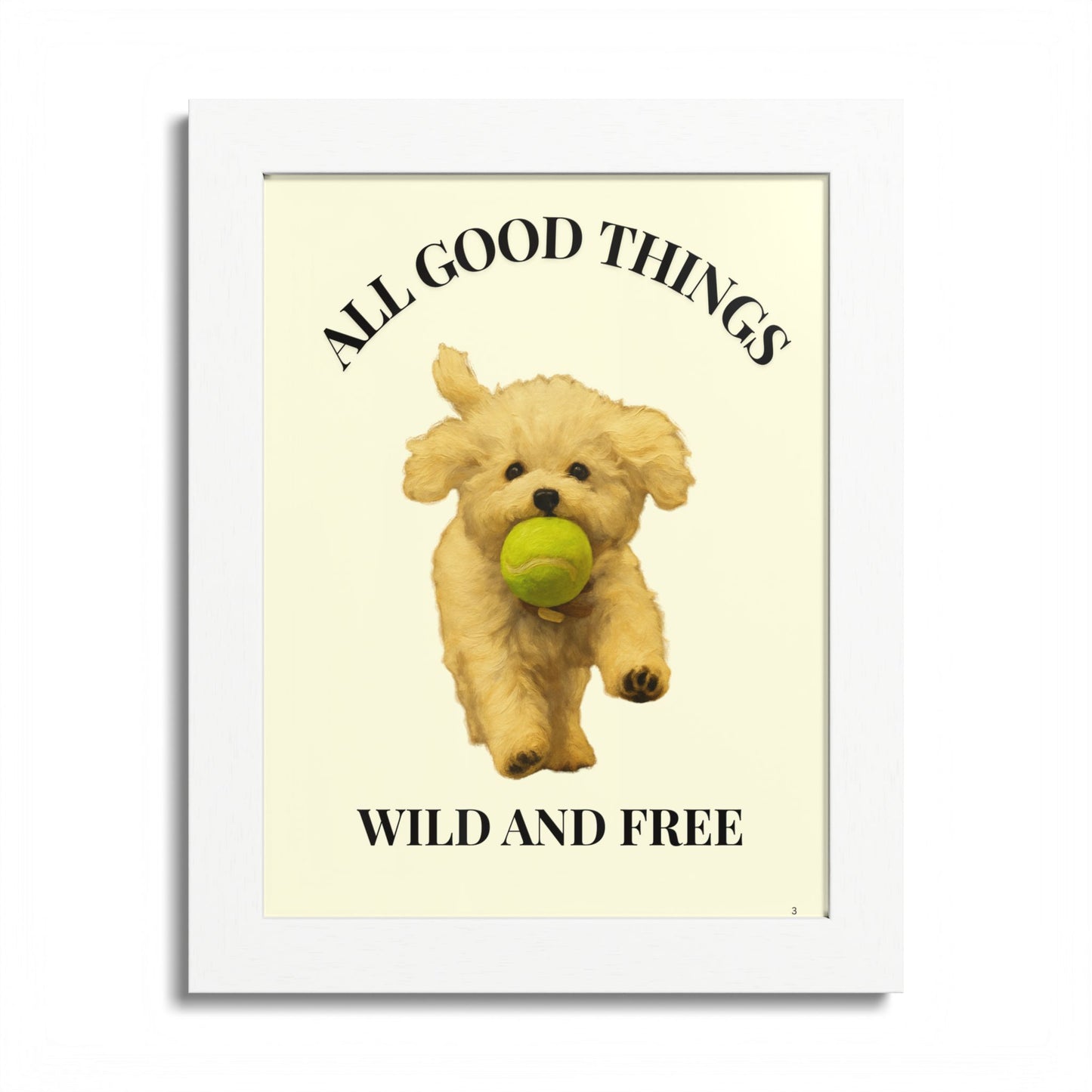 All Good Things Wild and Free Framed Pet Art Print Cutomized
