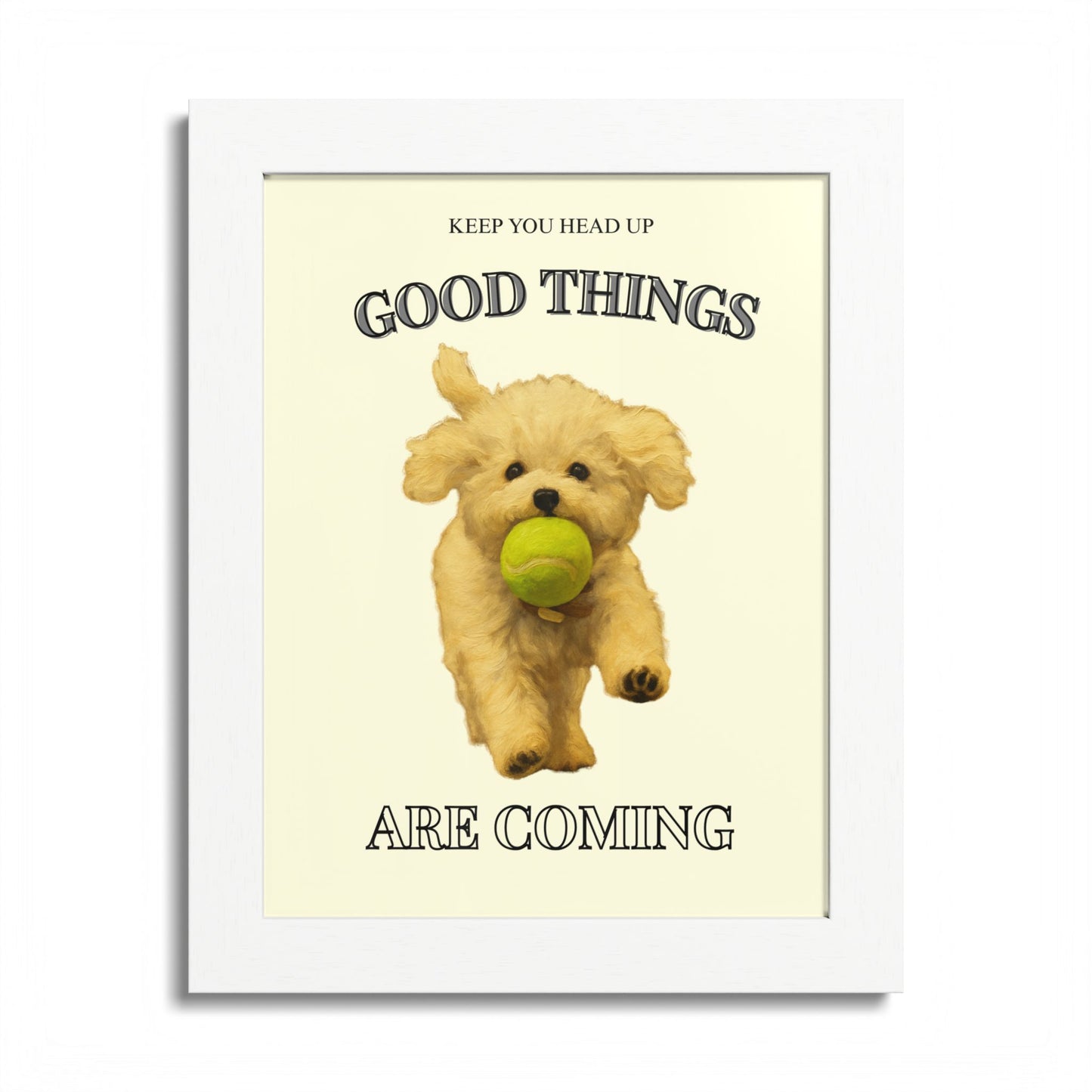 Good Things Are Coming Positive Vibes Framed Poster