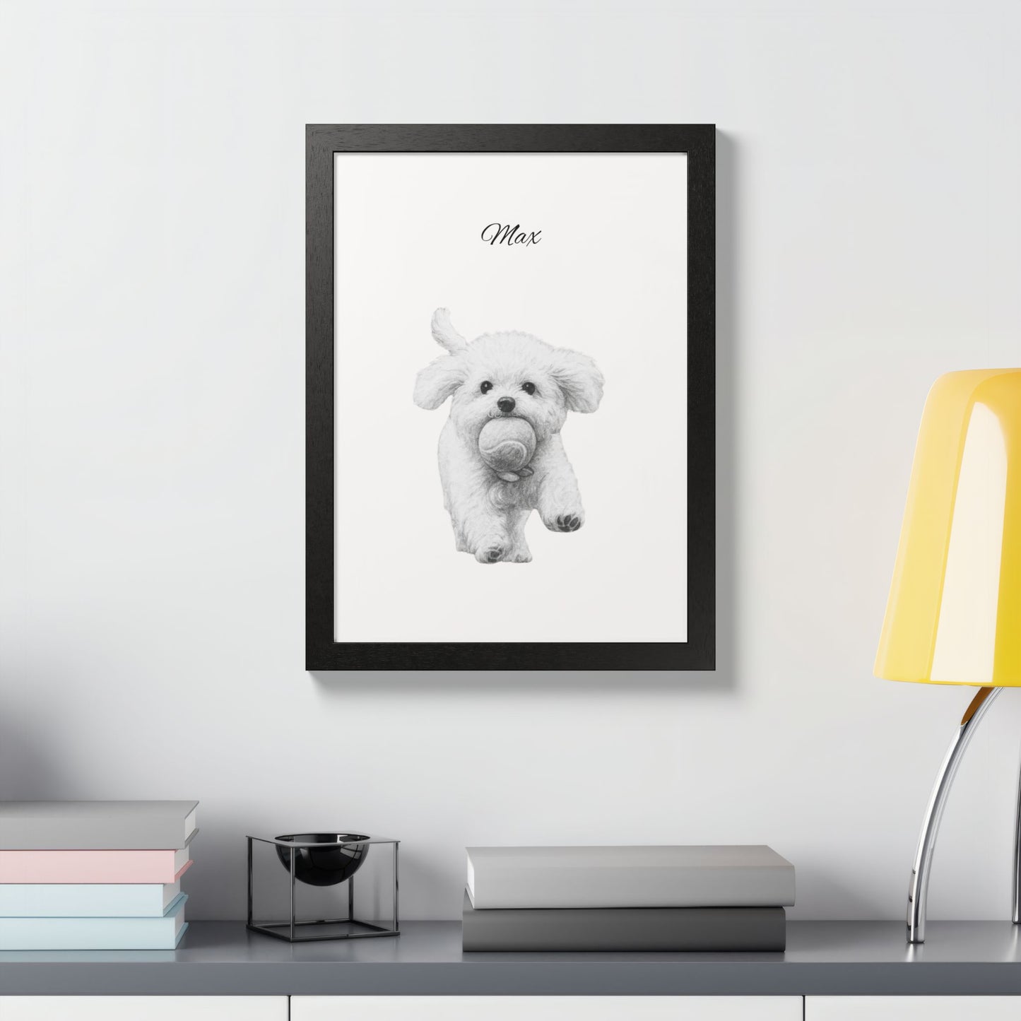 Personalized Pet Photo Framed Poster