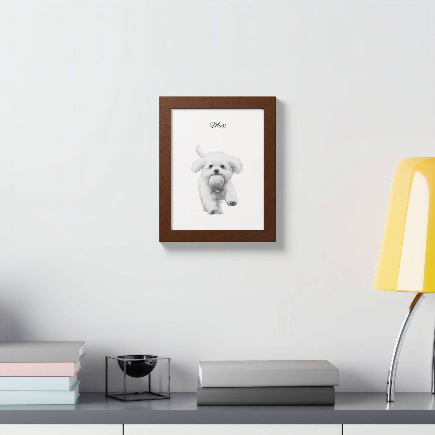 Personalized Pet Photo Framed Poster