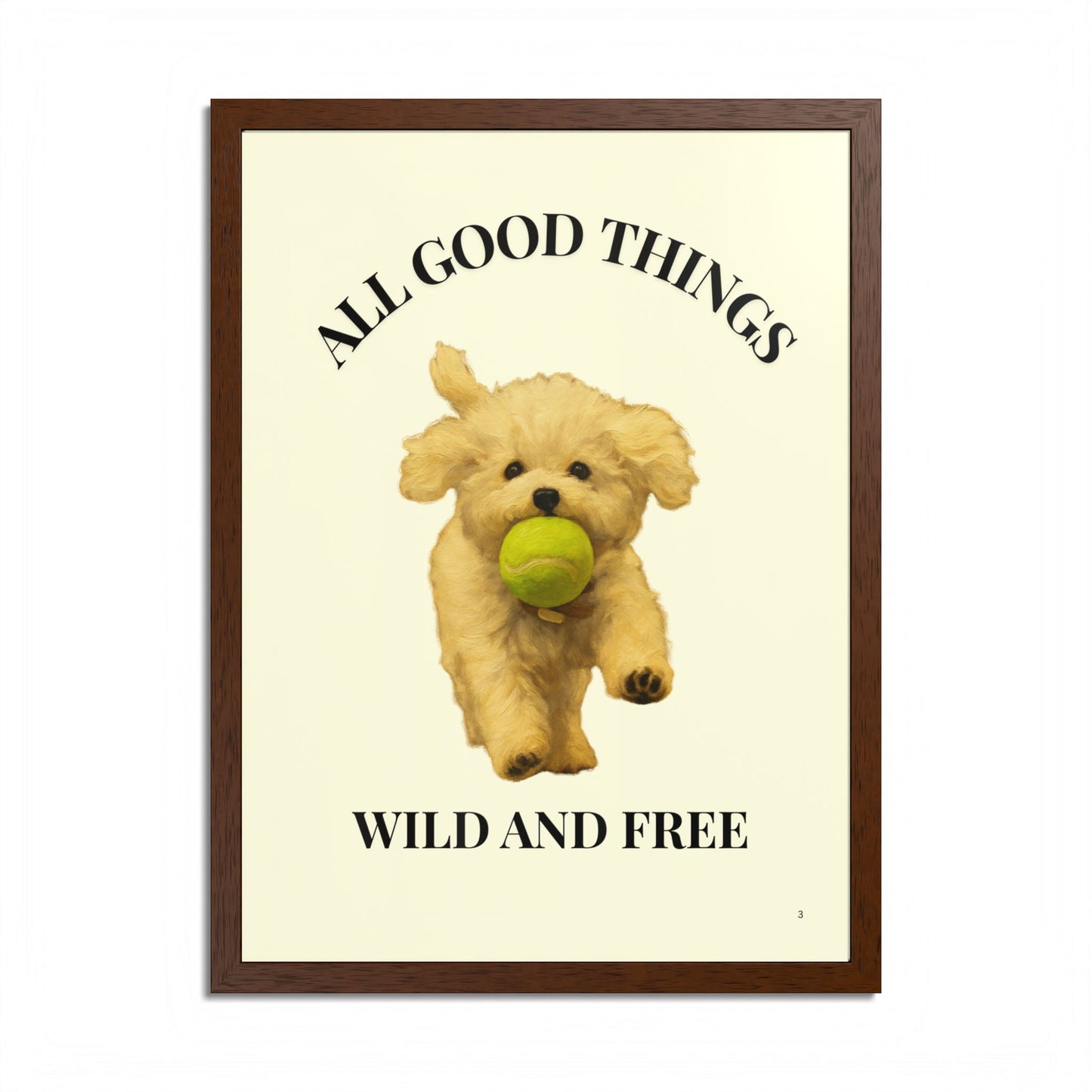 All Good Things Wild and Free Framed Pet Art Print Cutomized