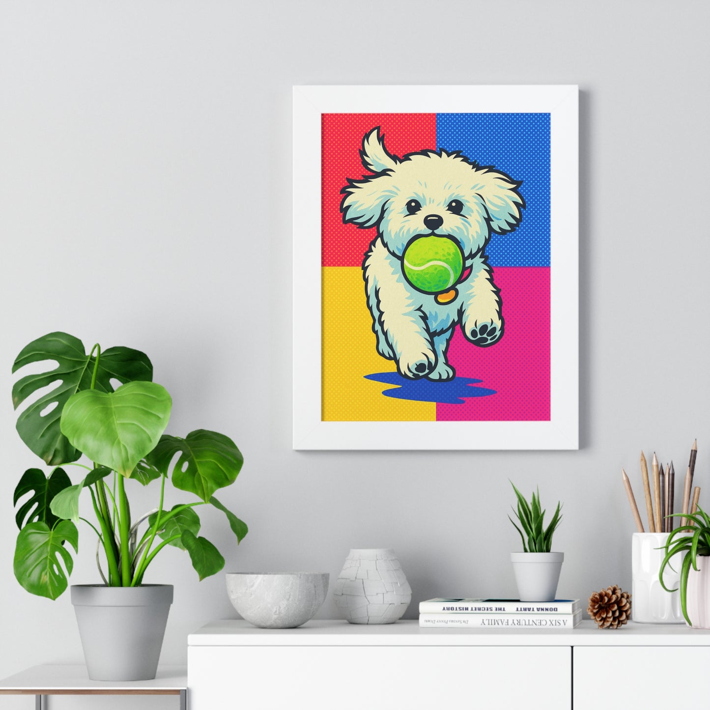 Pet Pop Art Framed Poster