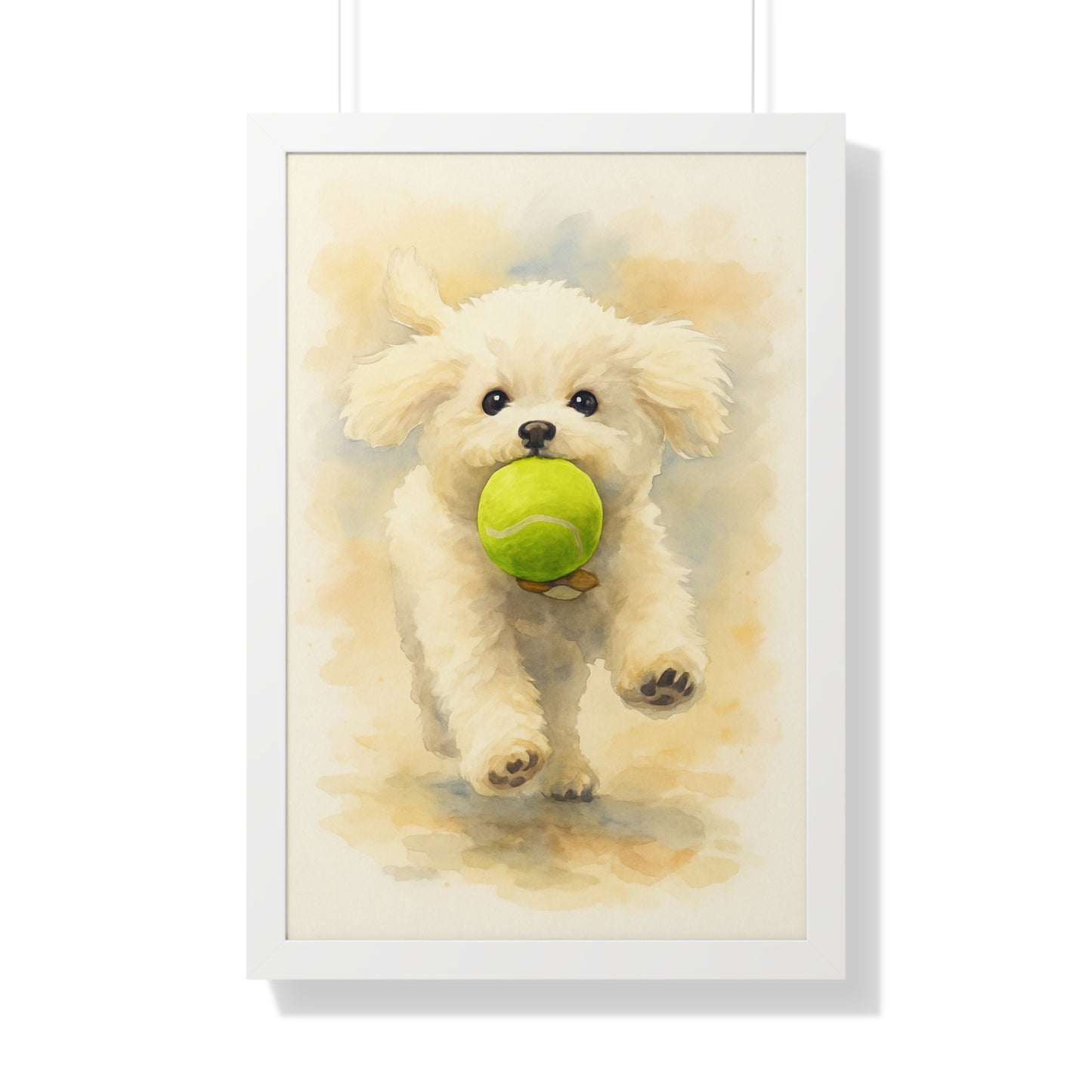Framed Pet WaterColor Poster