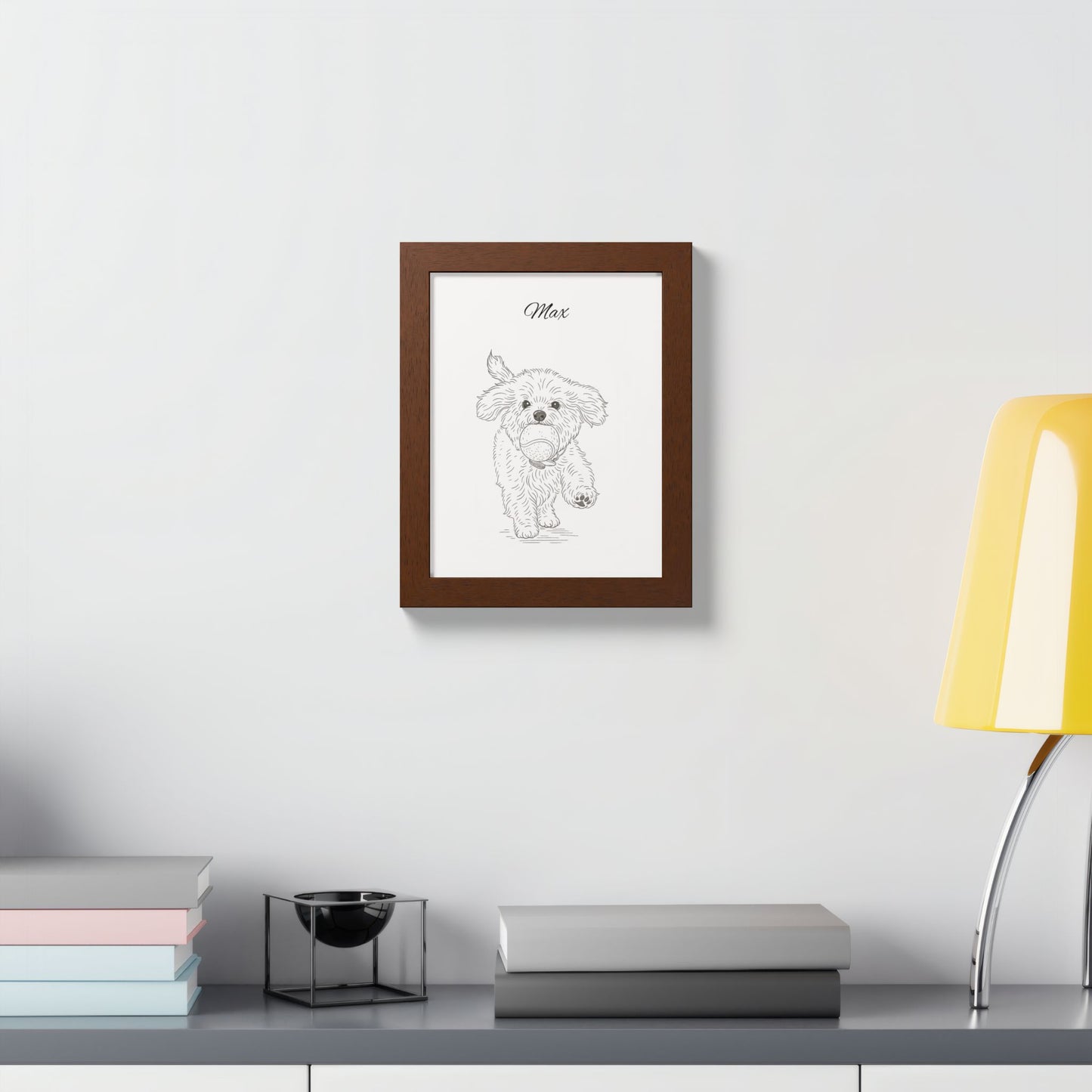 Personalized Poster Custom Pet Pencil Sketch Art