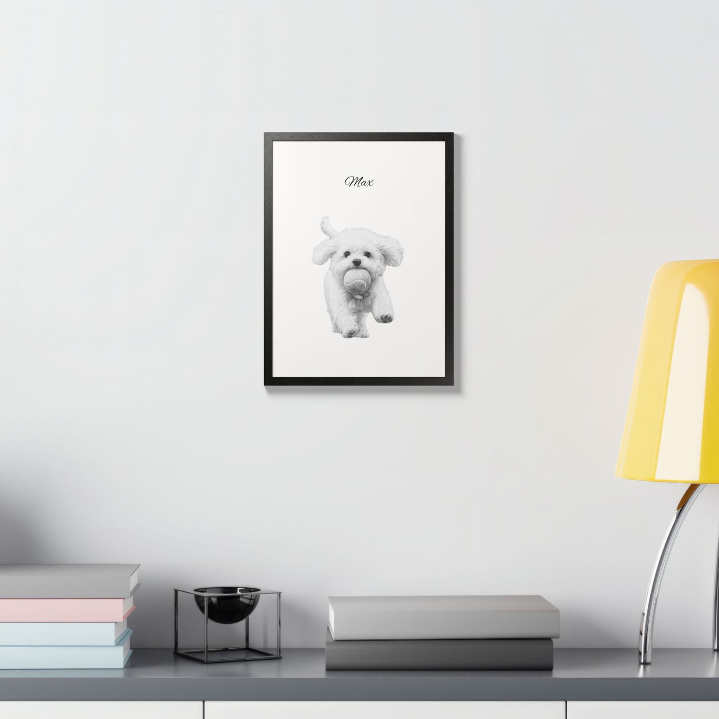 Personalized Pet Photo Framed Poster