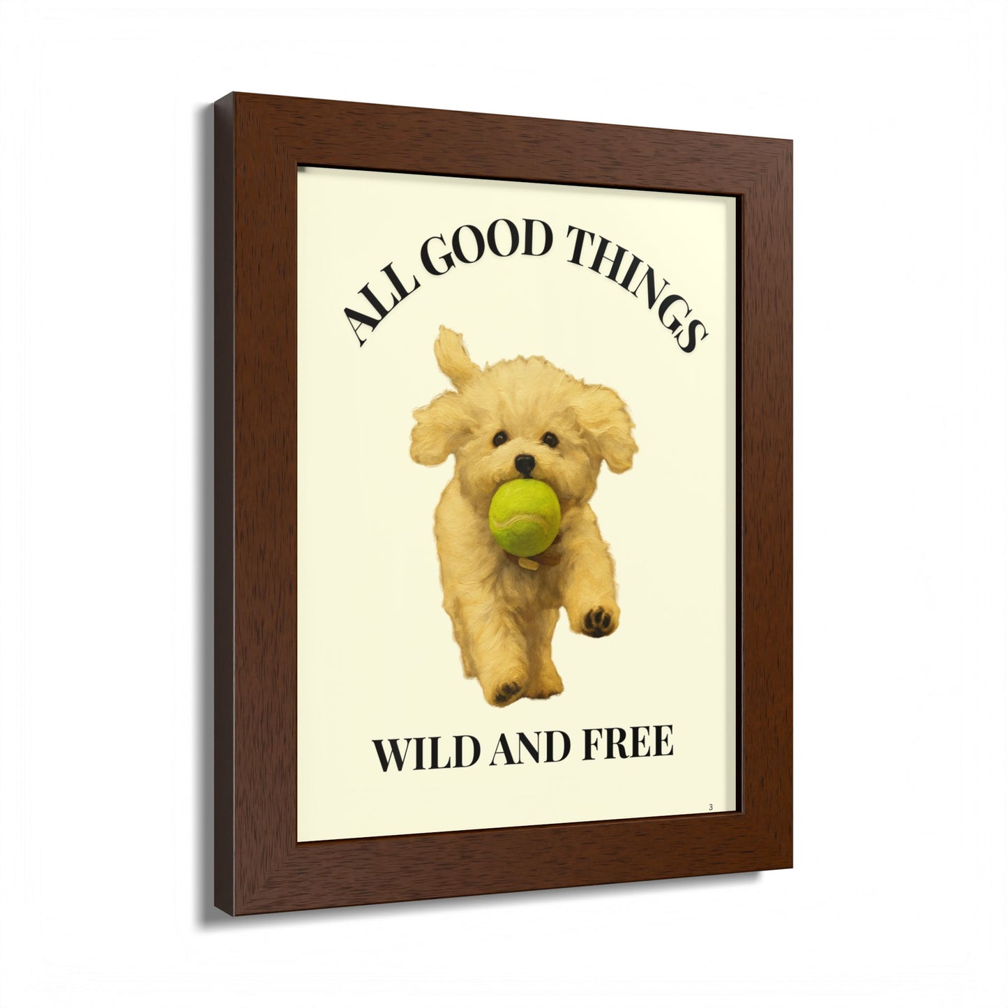 All Good Things Wild and Free Framed Pet Art Print Cutomized