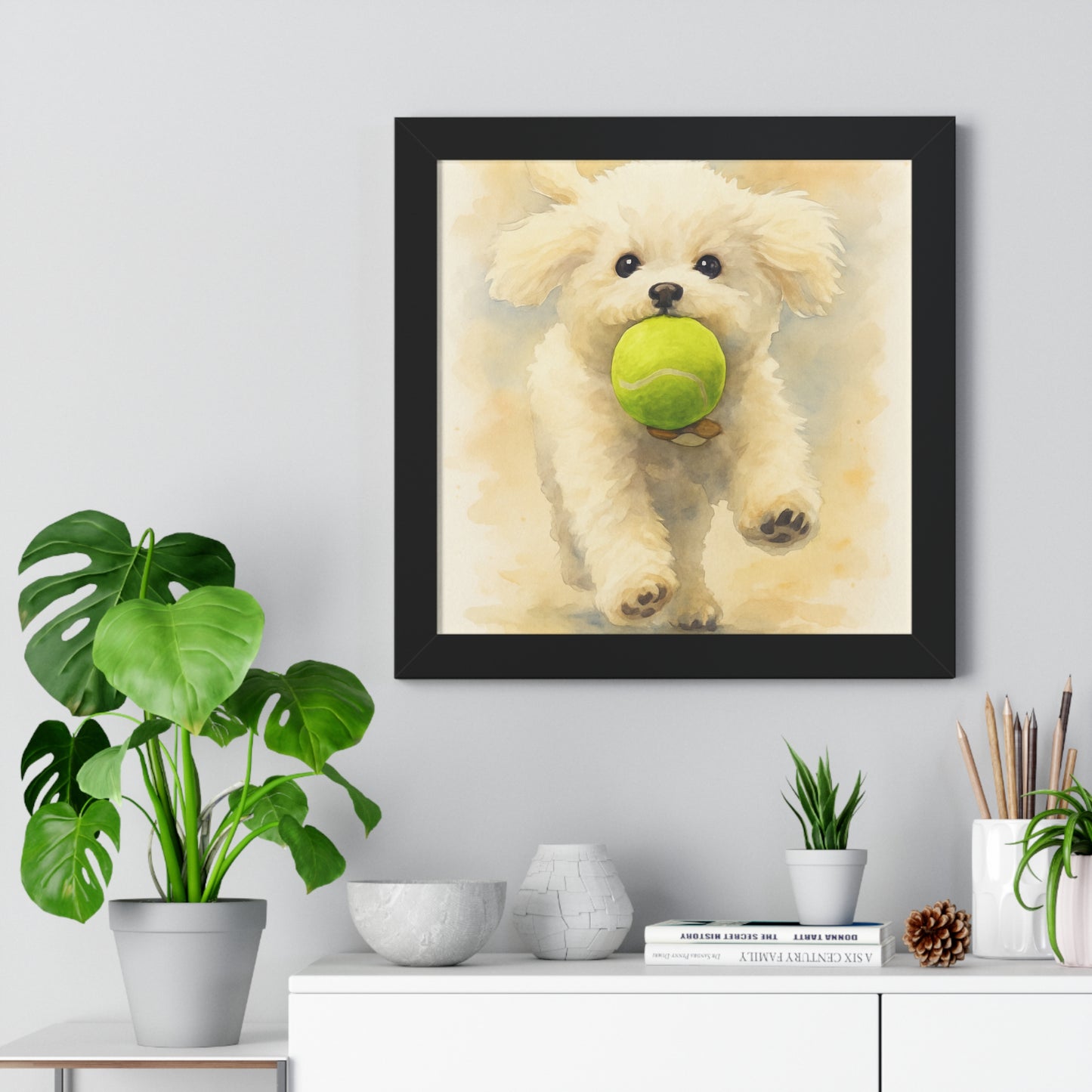 Framed Pet WaterColor Poster