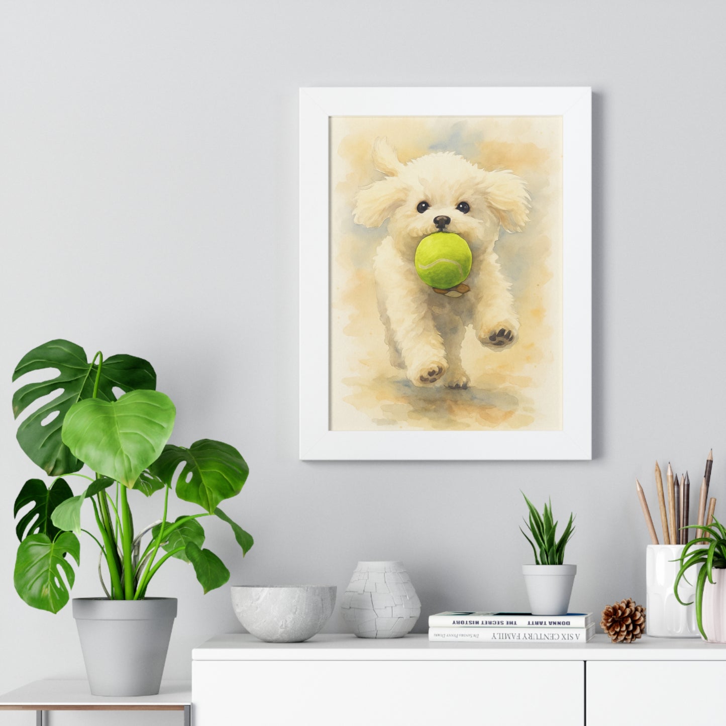 Framed Pet WaterColor Poster