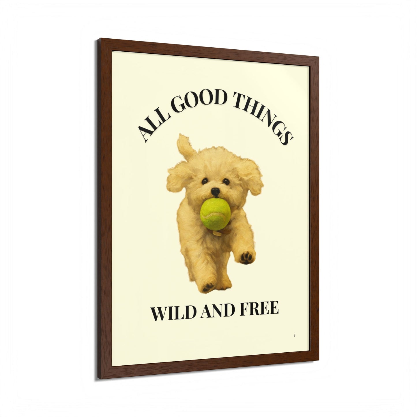 All Good Things Wild and Free Framed Pet Art Print Cutomized