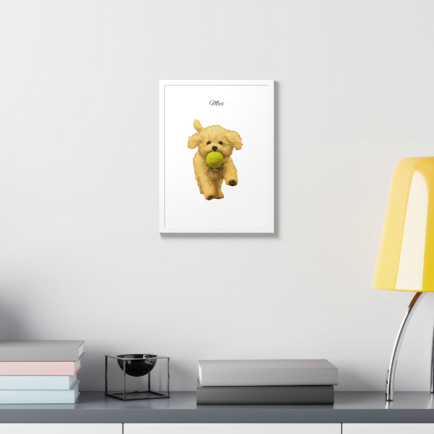 Personalized Pet Framed Poster Unique Wall Art