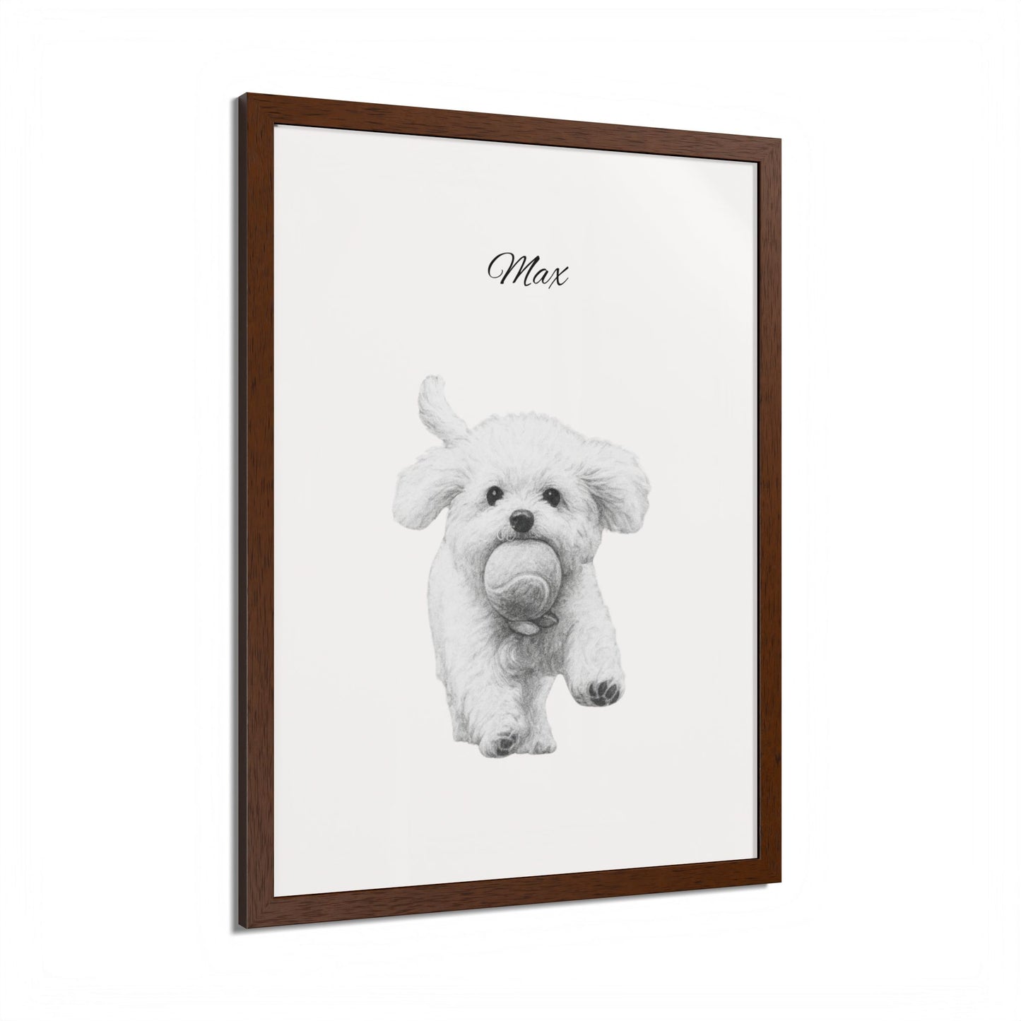 Personalized Pet Photo Framed Poster