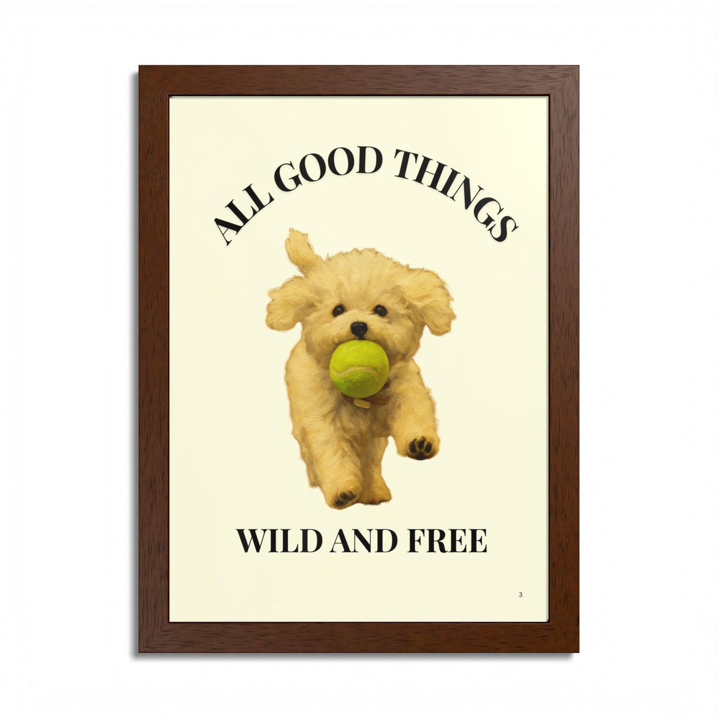 All Good Things Wild and Free Framed Pet Art Print Cutomized
