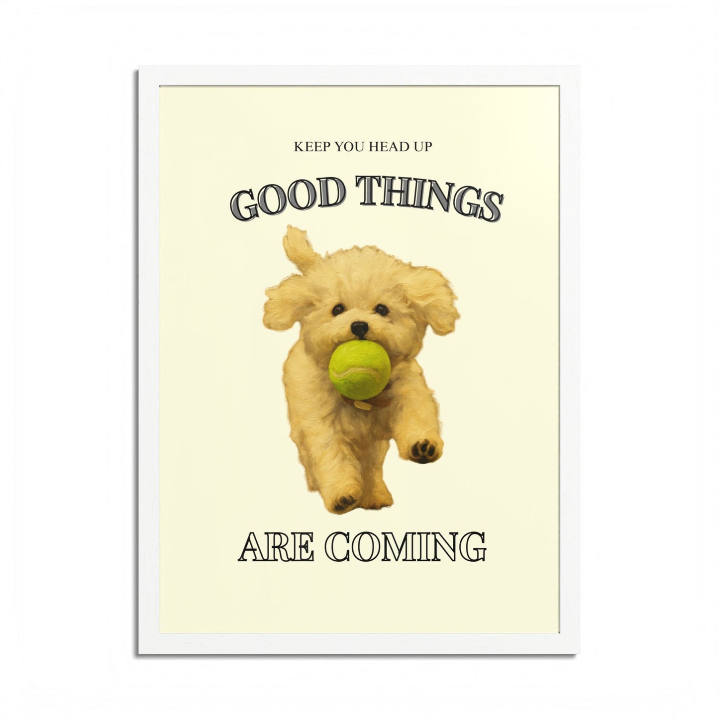 Good Things Are Coming Positive Vibes Framed Poster