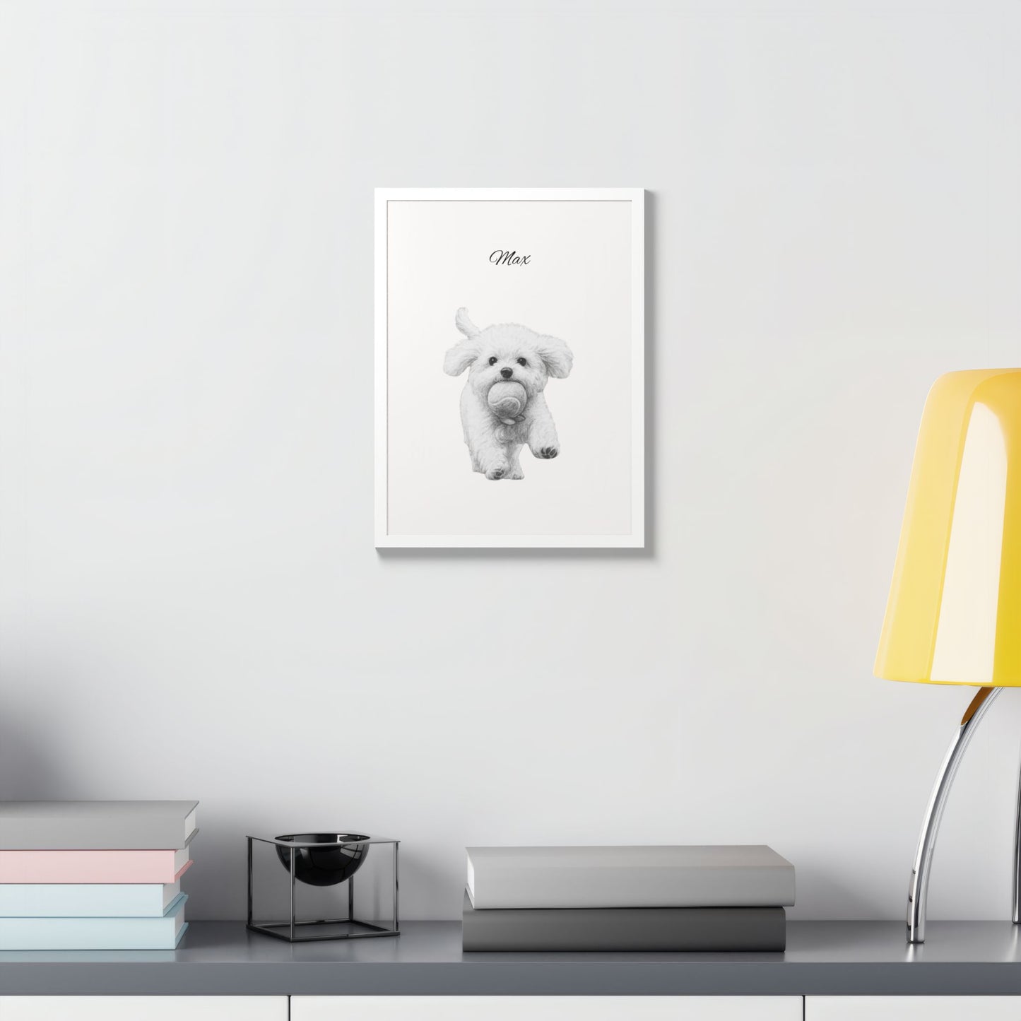 Personalized Pet Photo Framed Poster