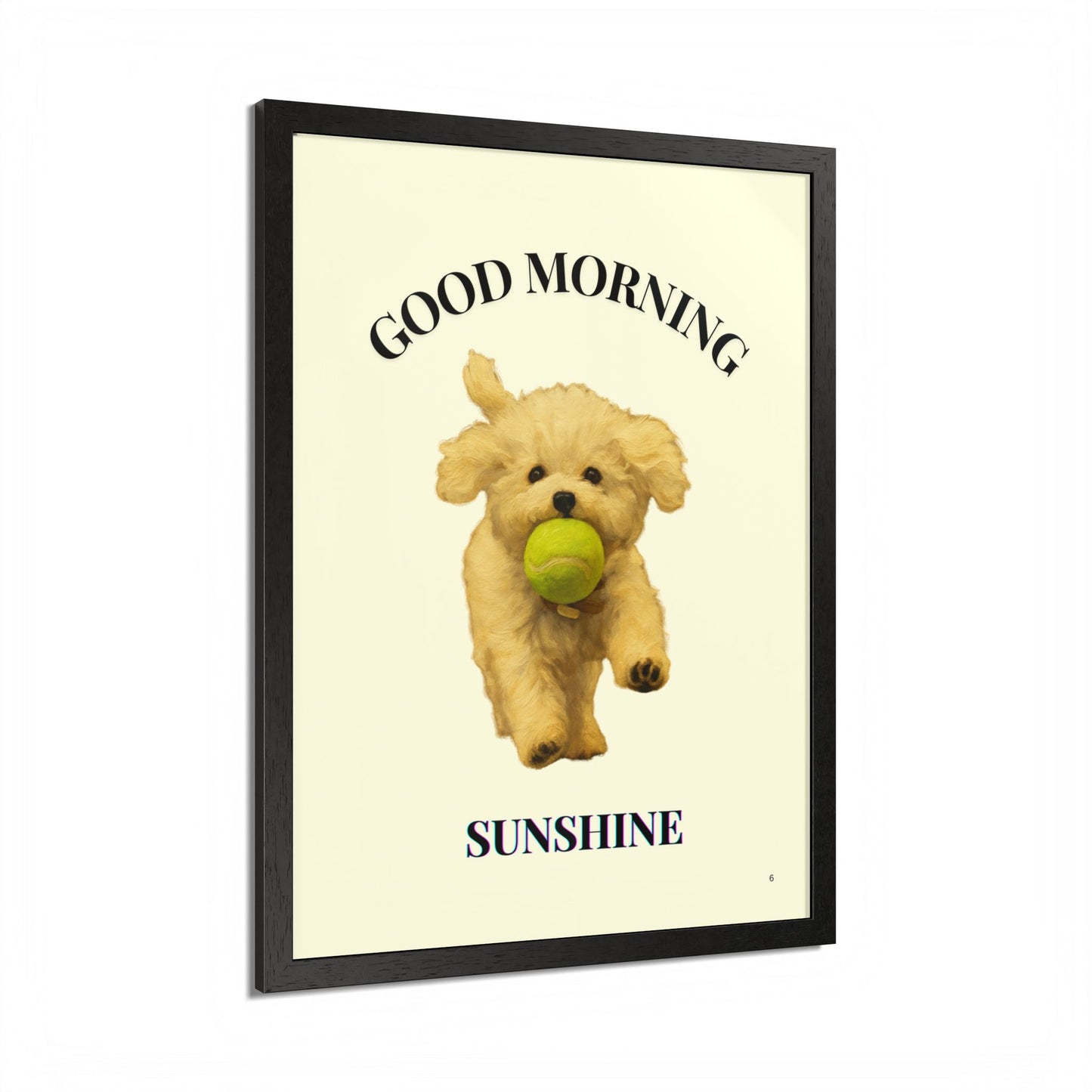 Framed Pet Poster Good Morning Sunshine Customized