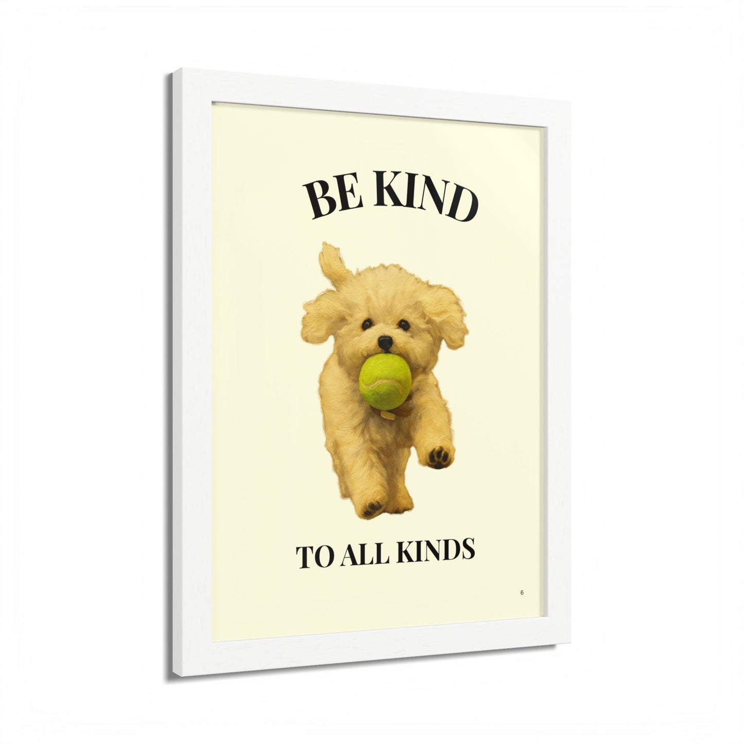 Be Kind to All Kinds Framed Pet Kindness Poster Inspiration