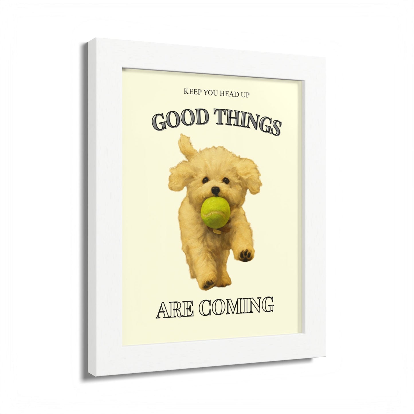 Good Things Are Coming Positive Vibes Framed Poster