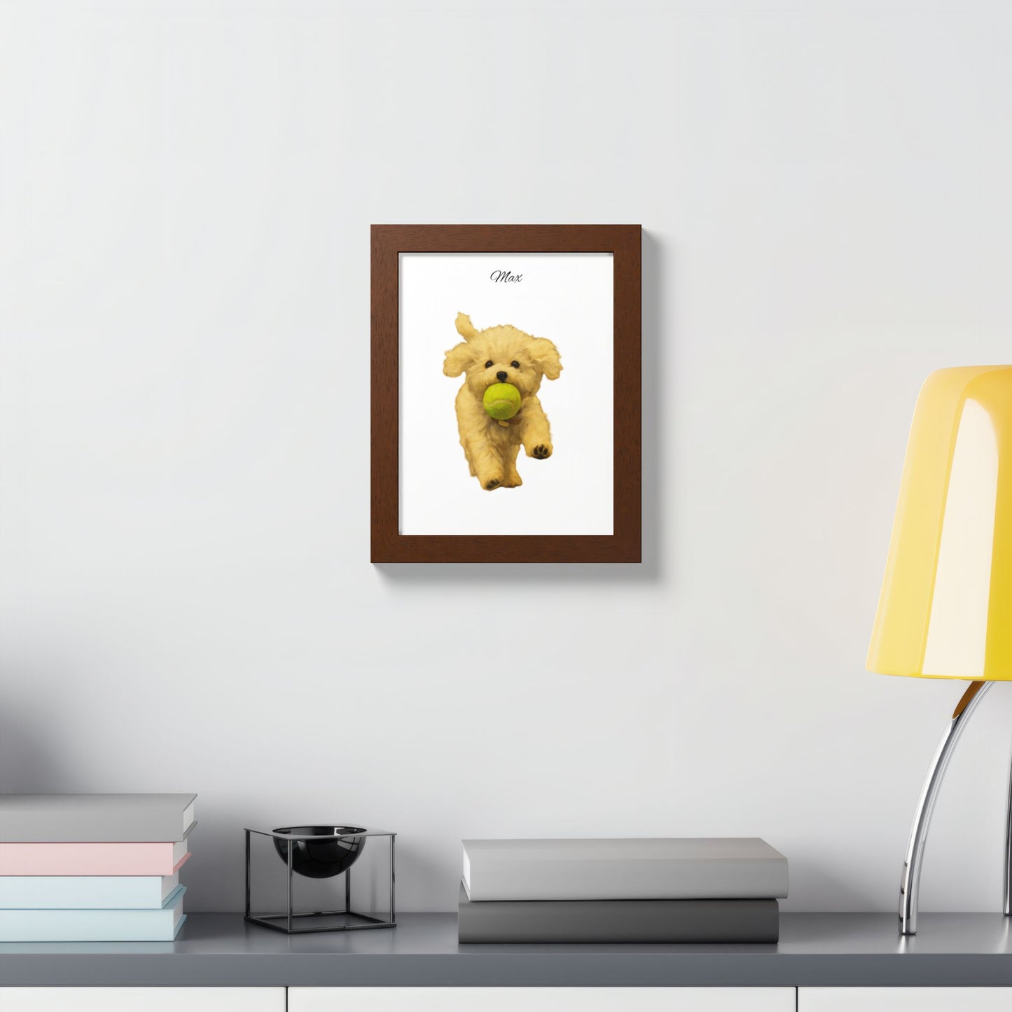 Personalized Pet Framed Poster Unique Wall Art