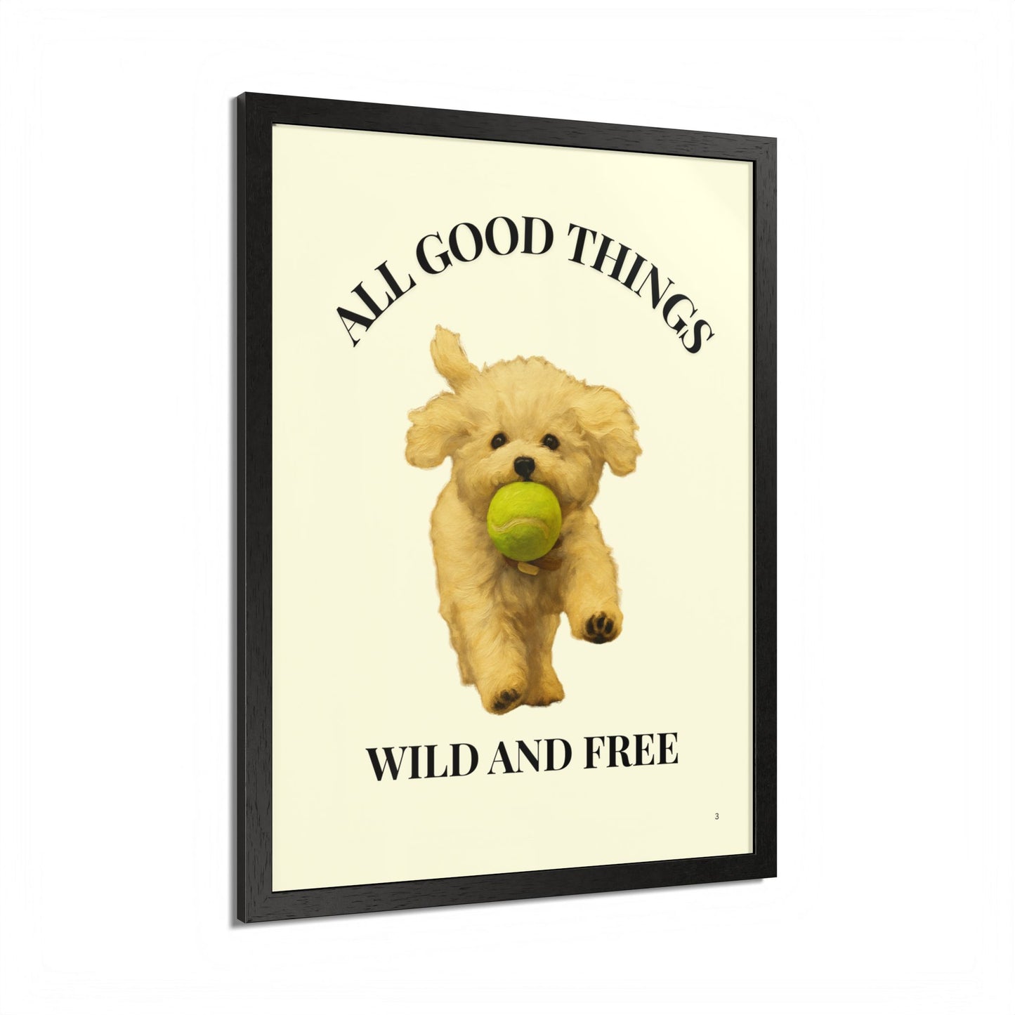 All Good Things Wild and Free Framed Pet Art Print Cutomized
