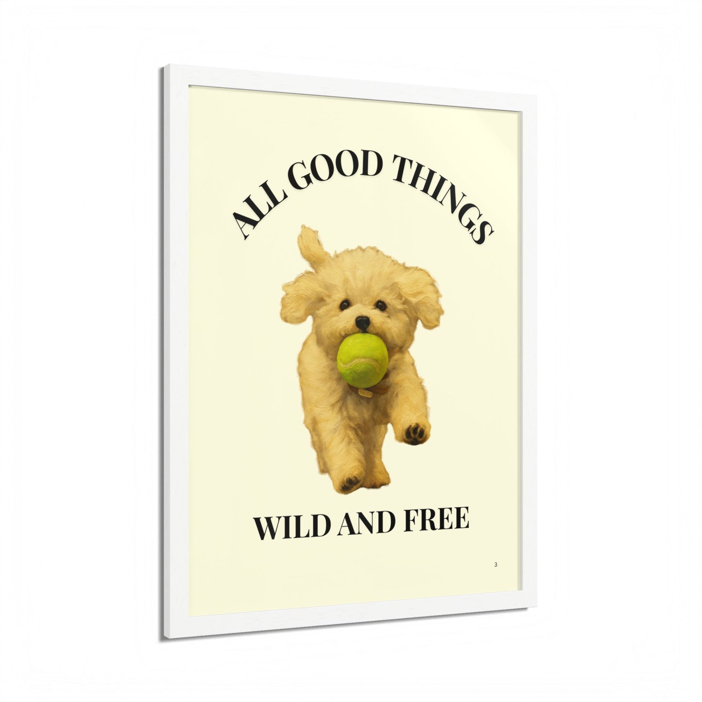 All Good Things Wild and Free Framed Pet Art Print Cutomized
