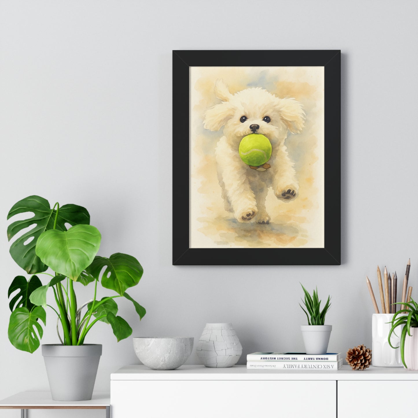 Framed Pet WaterColor Poster