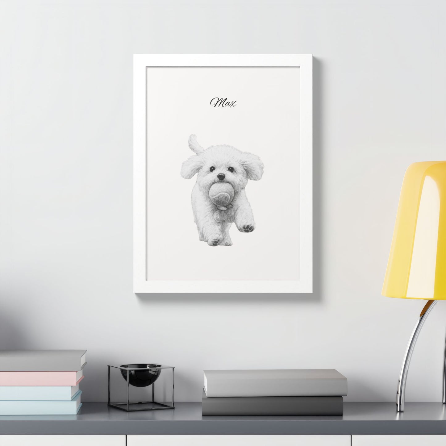 Personalized Pet Photo Framed Poster