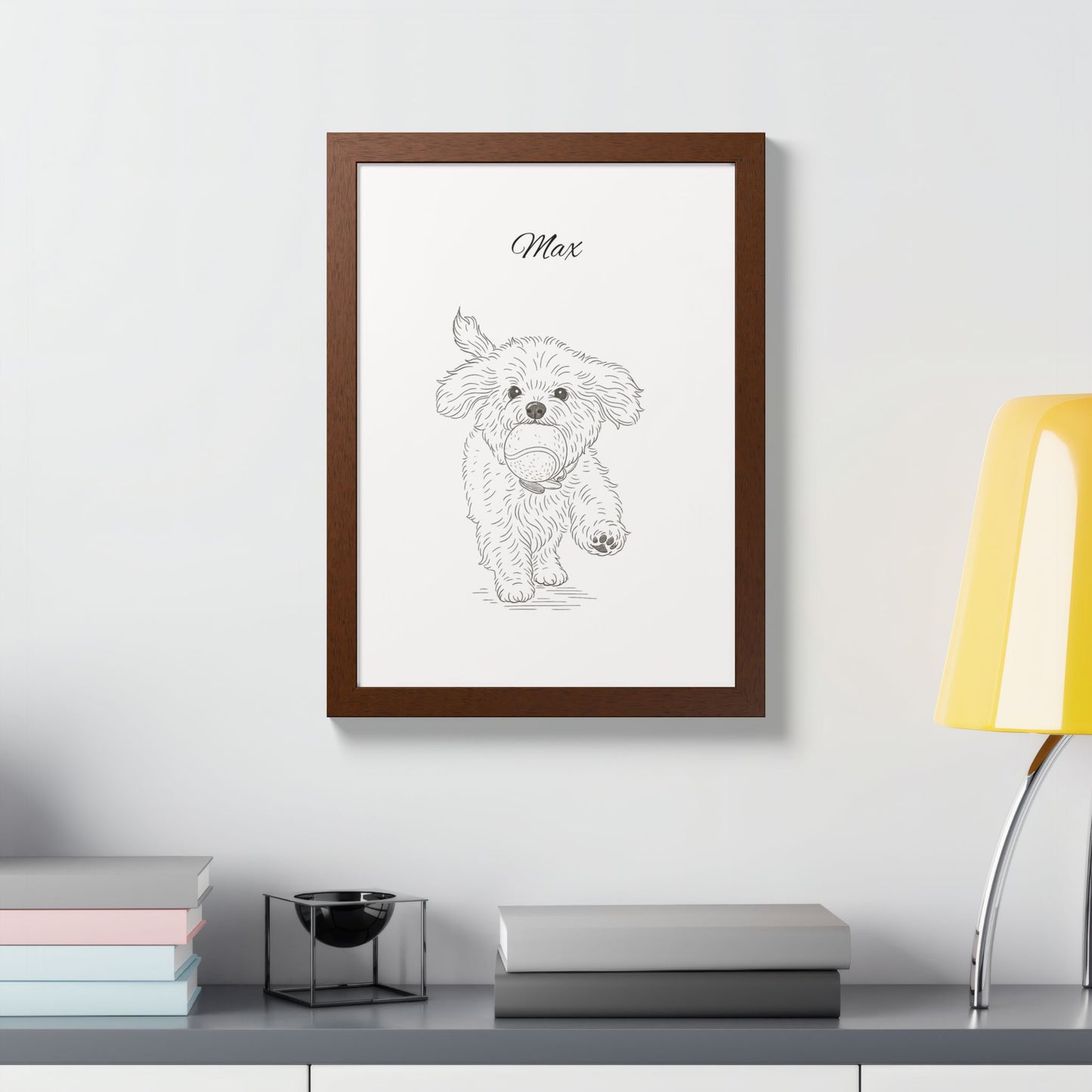 Personalized Poster Custom Pet Pencil Sketch Art